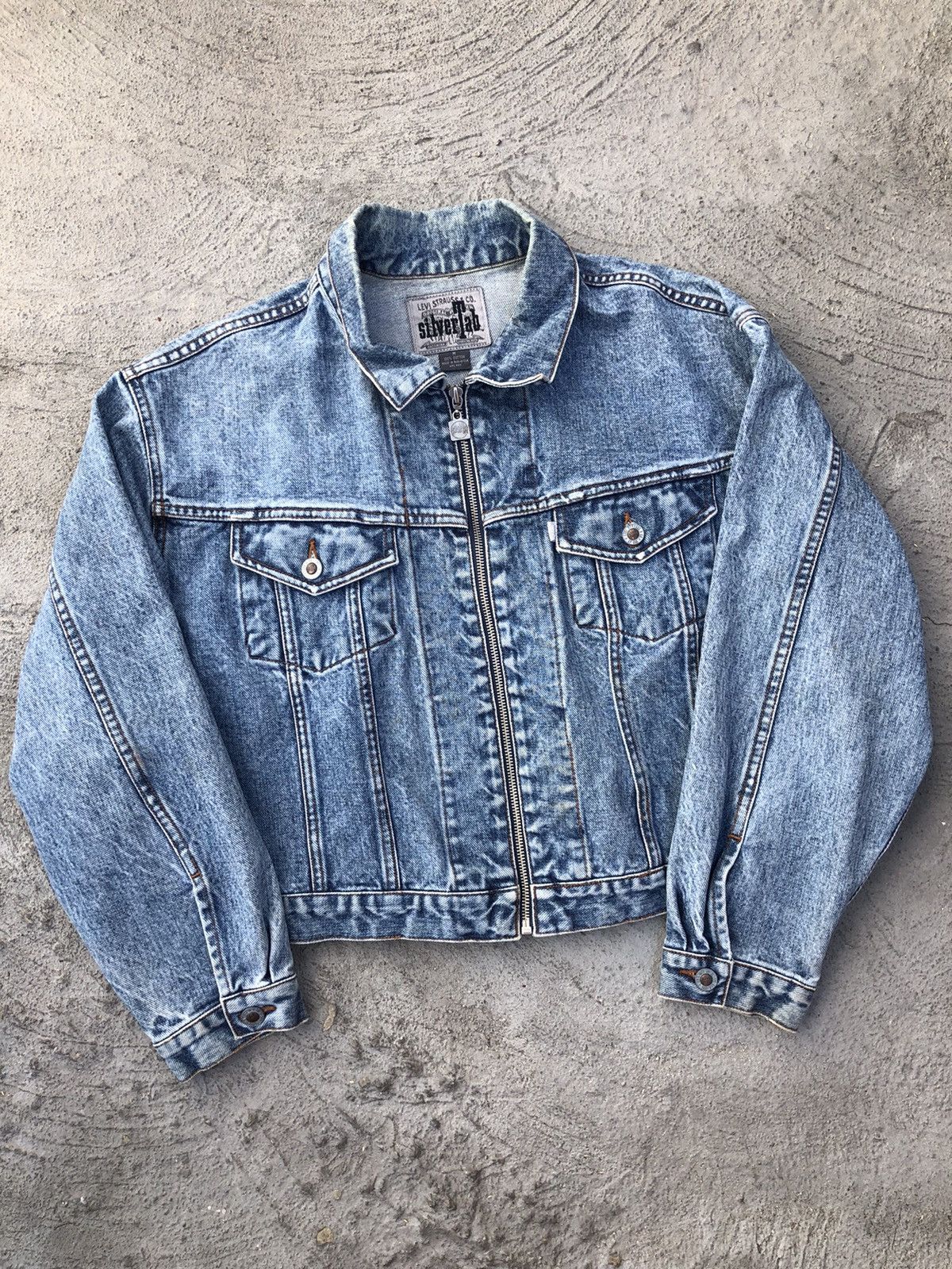 Levi's × Vintage Vintage Levi’s SilverTab Cropped Denim Jacket | Grailed