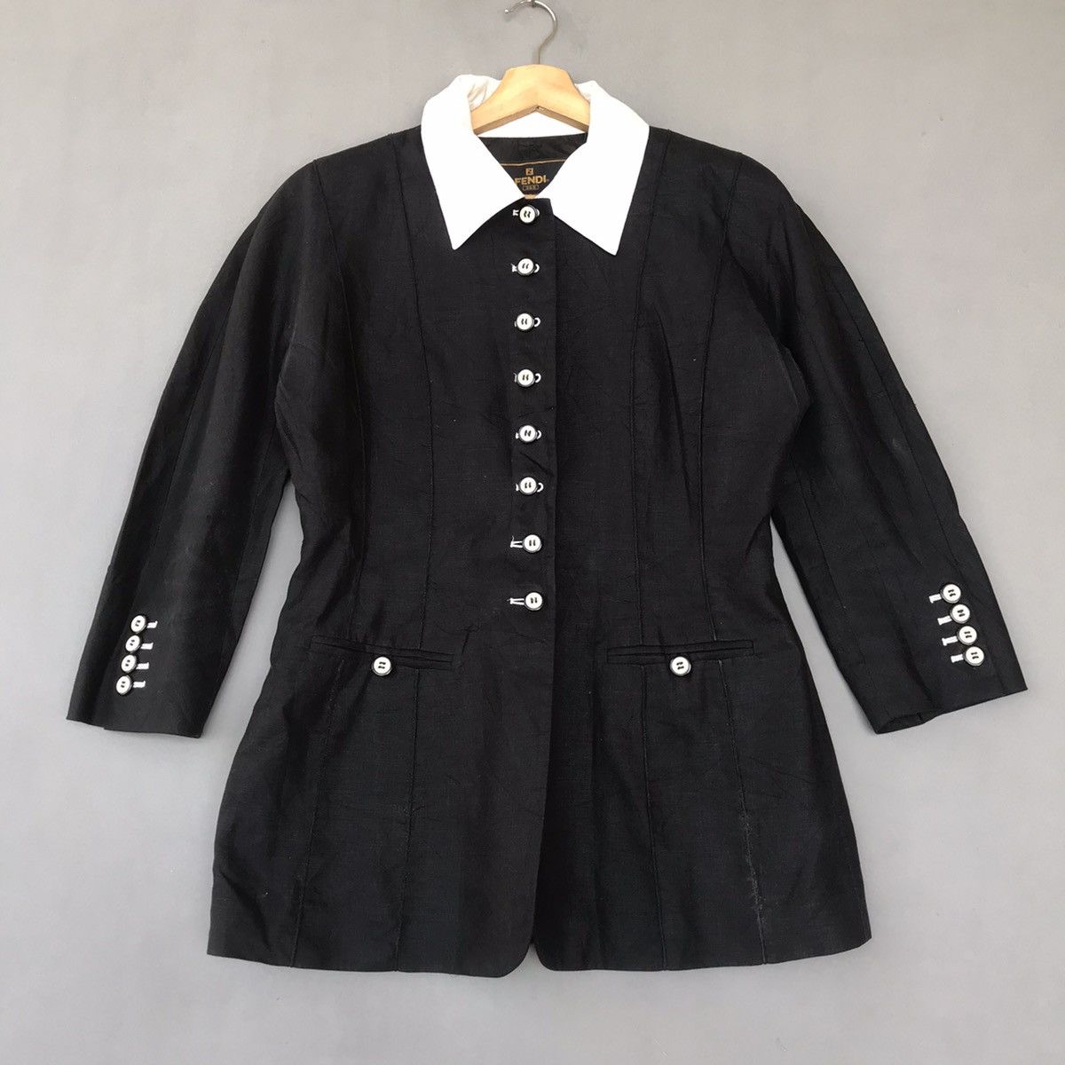 Fendi Vintage Jacket Fendi Full Button Light Jacket Size US XS / EU 42 / 0 - 1 Thumbnail
