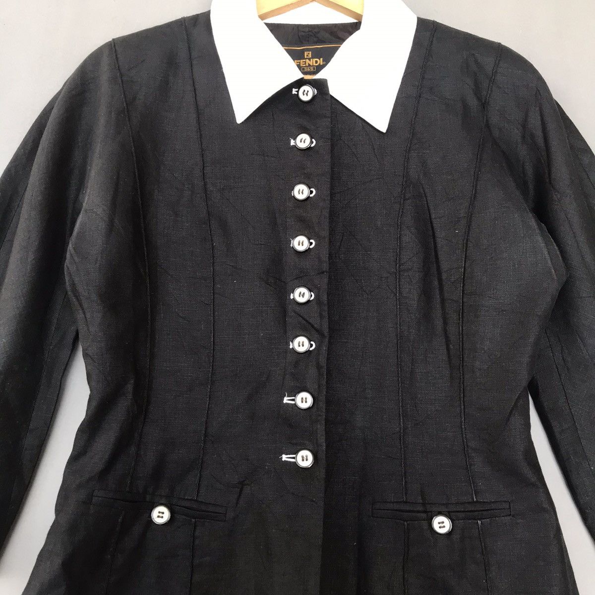 Fendi Vintage Jacket Fendi Full Button Light Jacket Size US XS / EU 42 / 0 - 2 Thumbnail