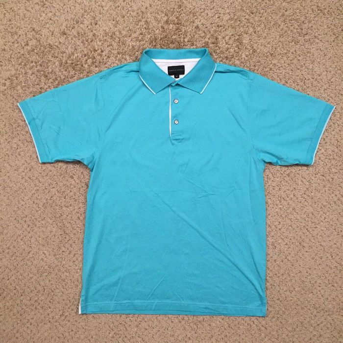 Bobby Jones Bobby Jones Mens Medium Blue Short Sleeve Polo Shirt Grailed