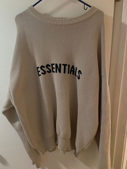 Fear of God Fear of God Essential Moss Knit Sweater | Grailed