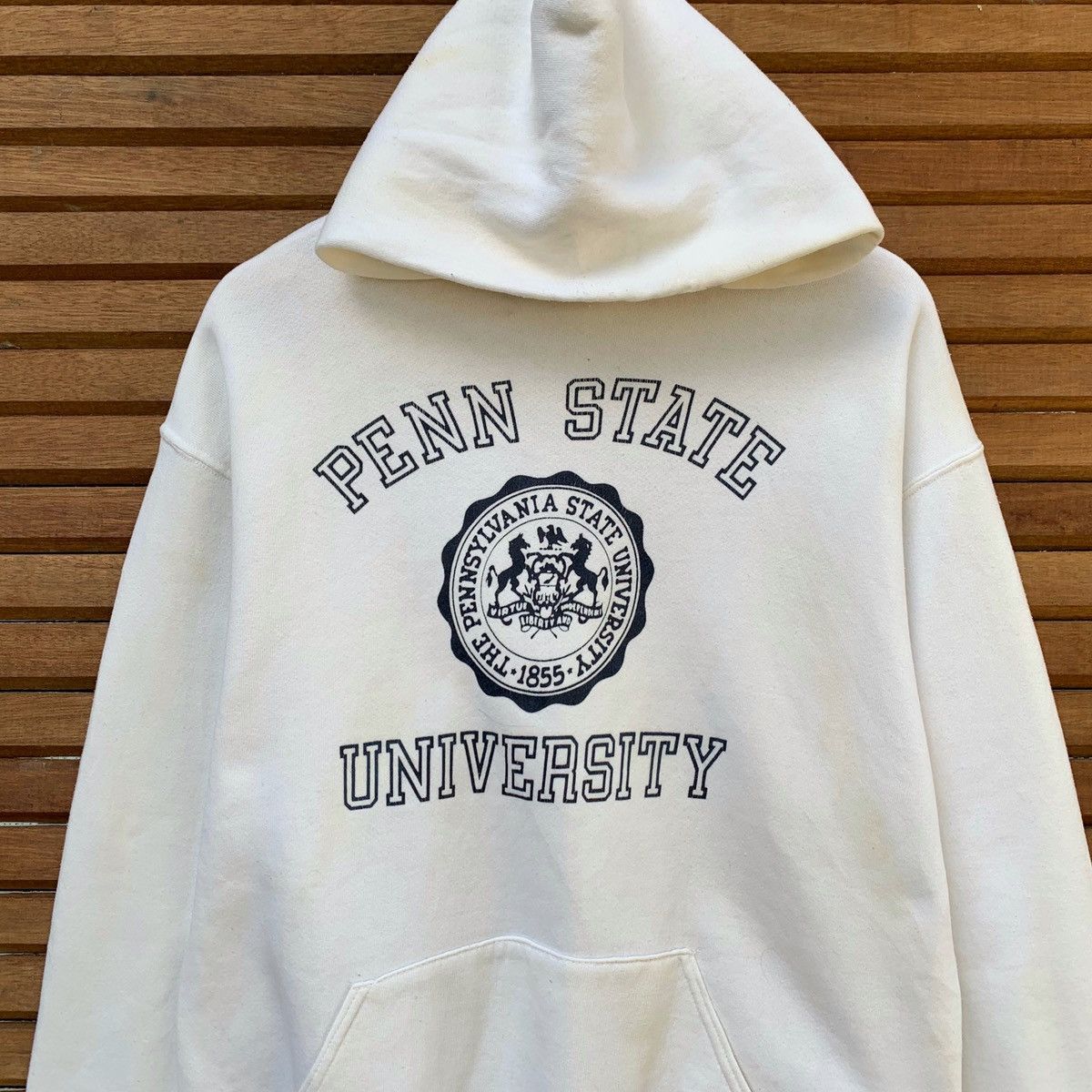 Russell Athletic VINTAGE 80s RUSSELL PSU PENNSYLVANIA STATE UNIVERSITY HOODIE Size US M / EU 48-50 / 2 - 4 Thumbnail