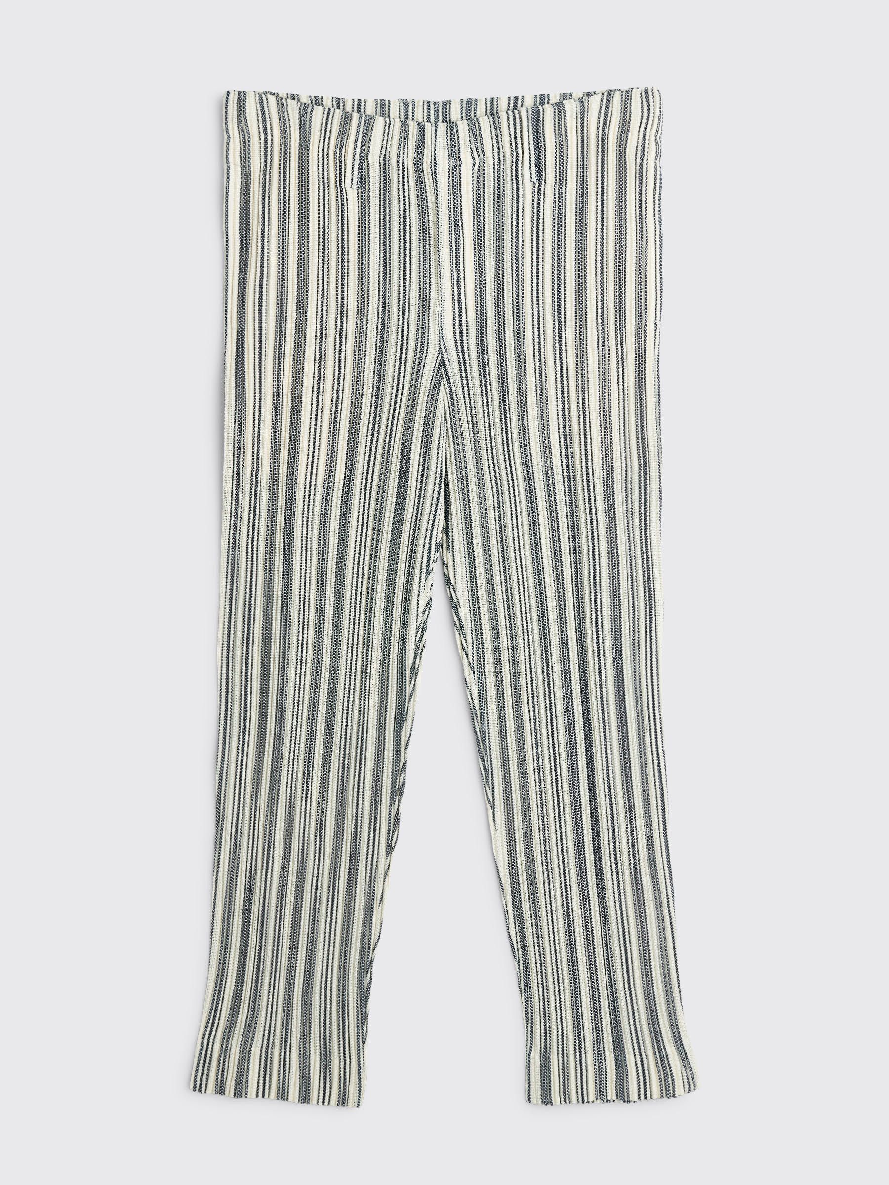 Issey Miyake Homme Plissé Issey Miyake Pleated Pants Leno Stripe Ivory Size US 32 / EU 48 - 1 Thumbnail