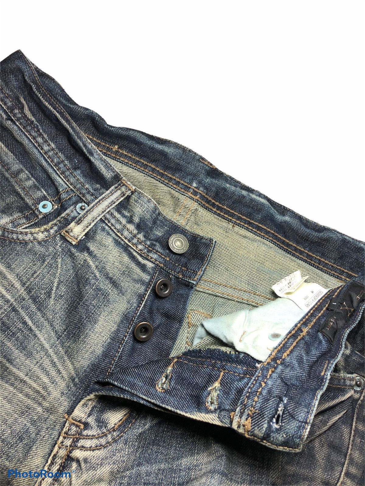 Other PATCHWORK⚡️⚡️EDGE RUPERT WASHED BLUE DENIM Size US 29 - 3 Thumbnail