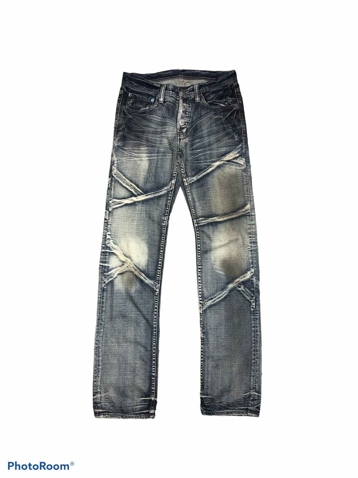 Other PATCHWORK⚡️⚡️EDGE RUPERT WASHED BLUE DENIM Size US 29 - 1 Thumbnail