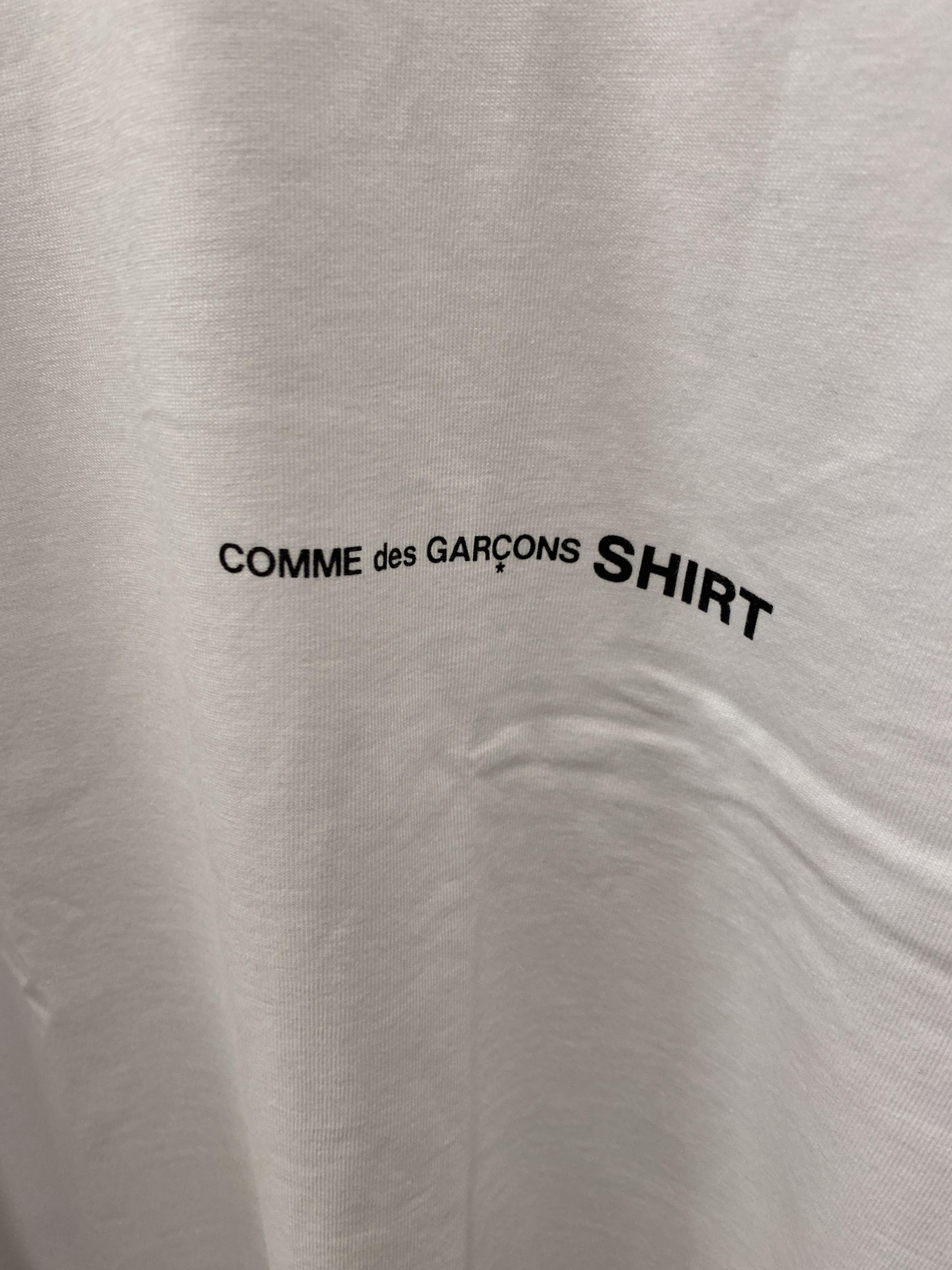 Comme des Garcons Comme des Garcons Shirt Chest Logo Big T-shirt White large Size US XL / EU 56 / 4 - 6 Thumbnail