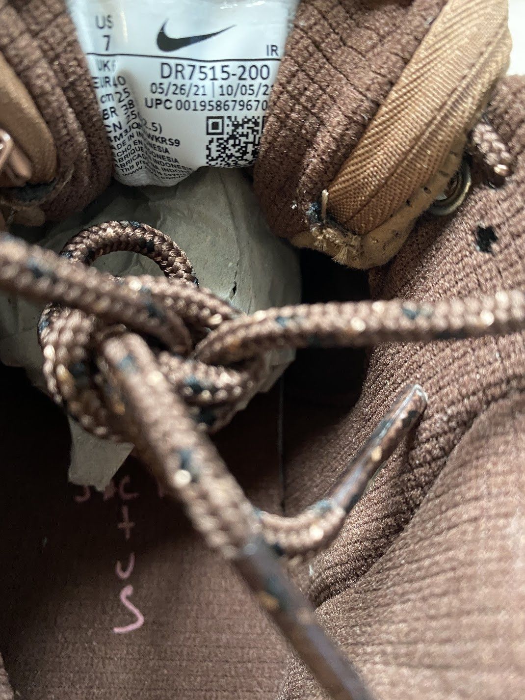 Nike × Travis Scott Nike Air Trainer 1 SP Travis Scott Wheat Size US 7 / EU 40 - 9 Thumbnail