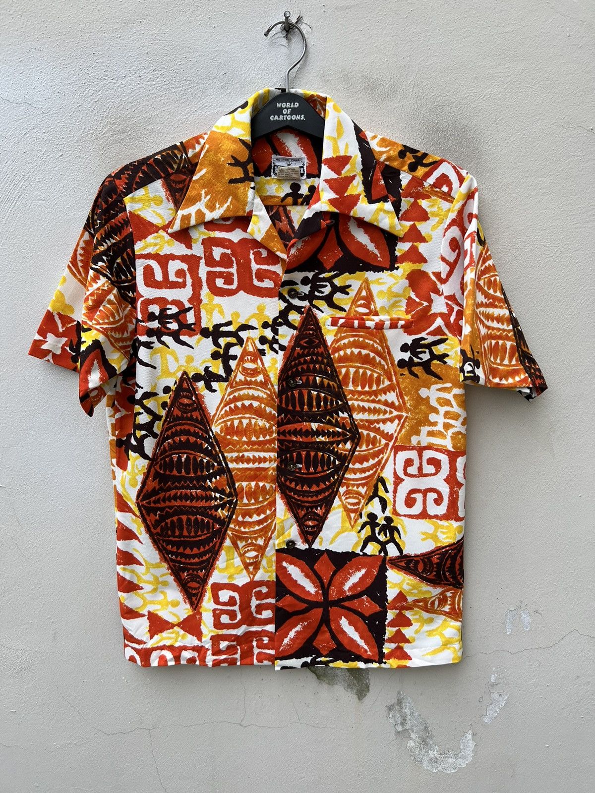 Vintage Vintage 70s Napili Parietal Art Polyester Hawaiian Shirt Size US M / EU 48-50 / 2 - 5 Thumbnail