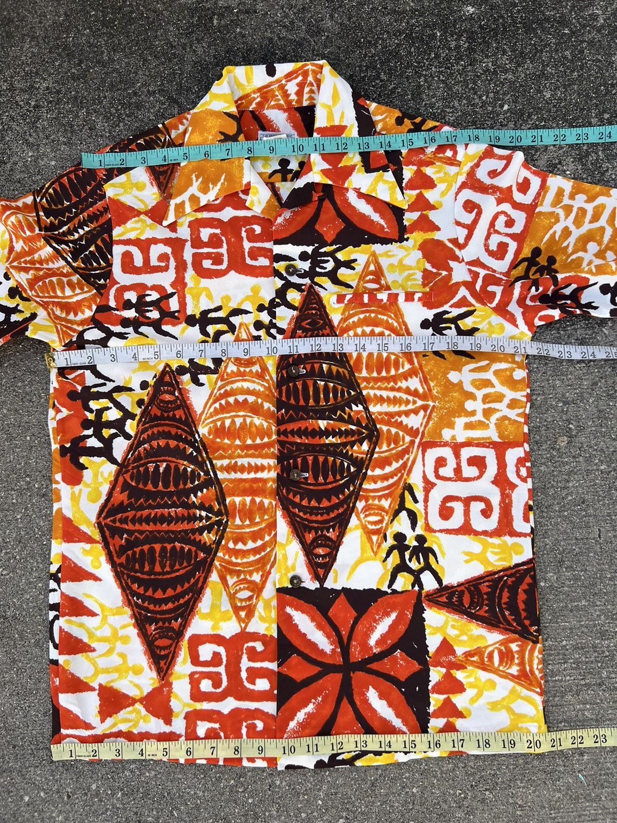 Vintage Vintage 70s Napili Parietal Art Polyester Hawaiian Shirt Size US M / EU 48-50 / 2 - 2 Thumbnail