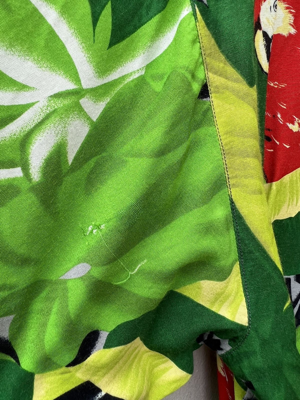 Vintage VTG 90s DOMON Japan Parrots FloralFauna Rayon Hawaiian Shirt Size US M / EU 48-50 / 2 - 16 Thumbnail