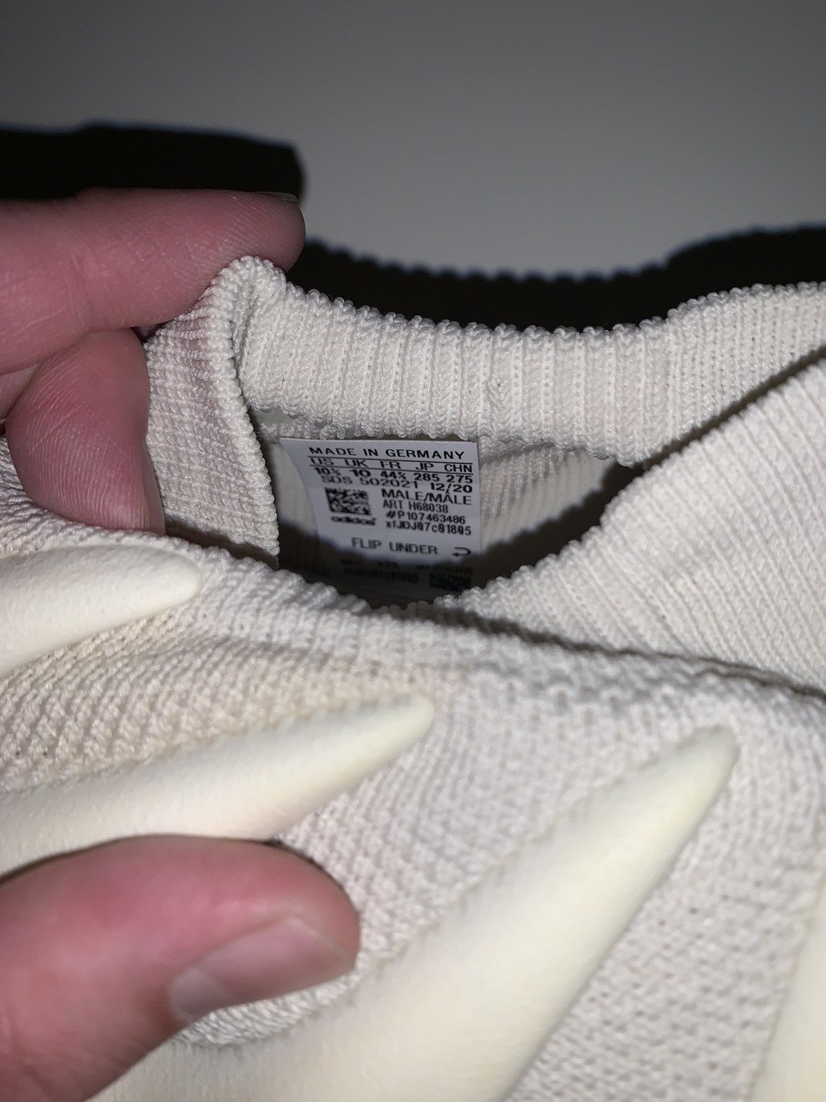 Adidas Yeezy 450 Cloud White Size US 10.5 / EU 43-44 - 6 Thumbnail