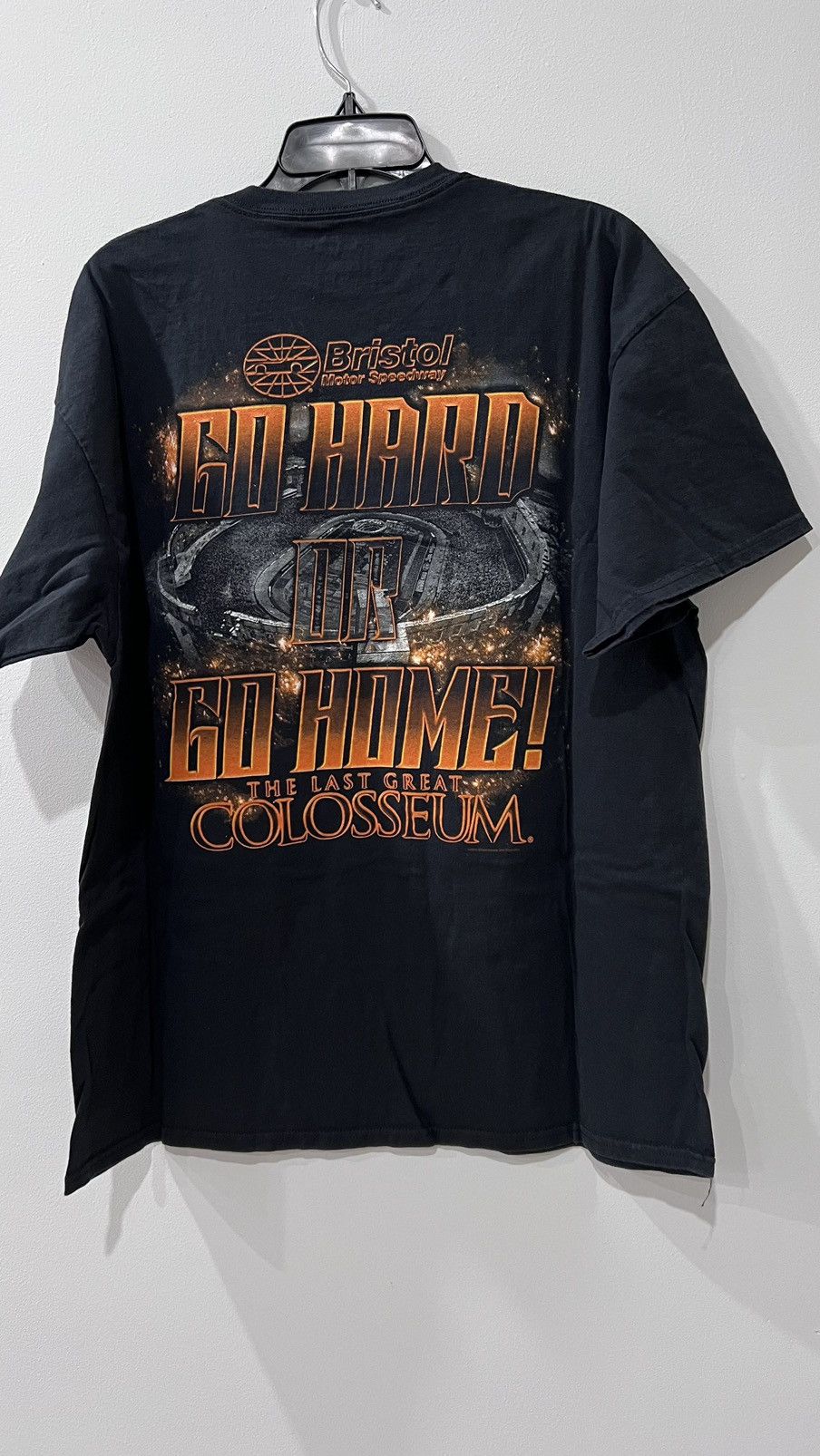 NASCAR × Vintage Bristol Motor Speedway “Go Hard or Go Home” tee size XL Size US XL / EU 56 / 4 - 3 Thumbnail