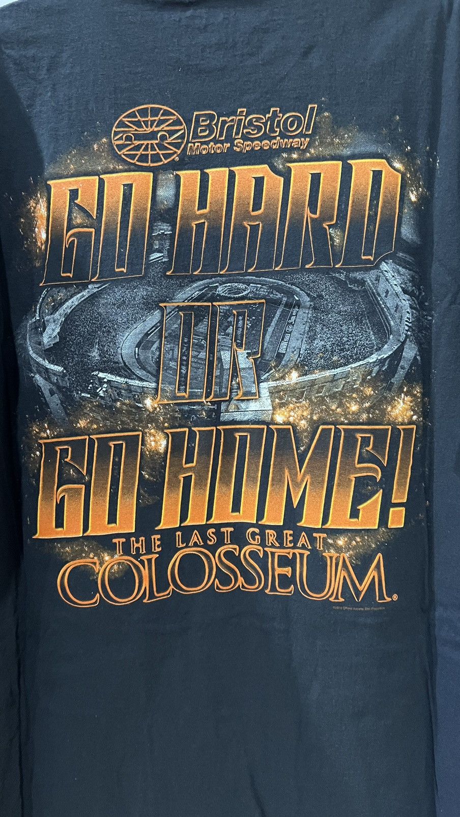 NASCAR × Vintage Bristol Motor Speedway “Go Hard or Go Home” tee size XL Size US XL / EU 56 / 4 - 4 Thumbnail