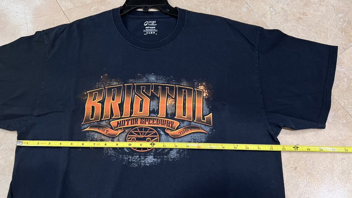 NASCAR × Vintage Bristol Motor Speedway “Go Hard or Go Home” tee size XL Size US XL / EU 56 / 4 - 7 Thumbnail