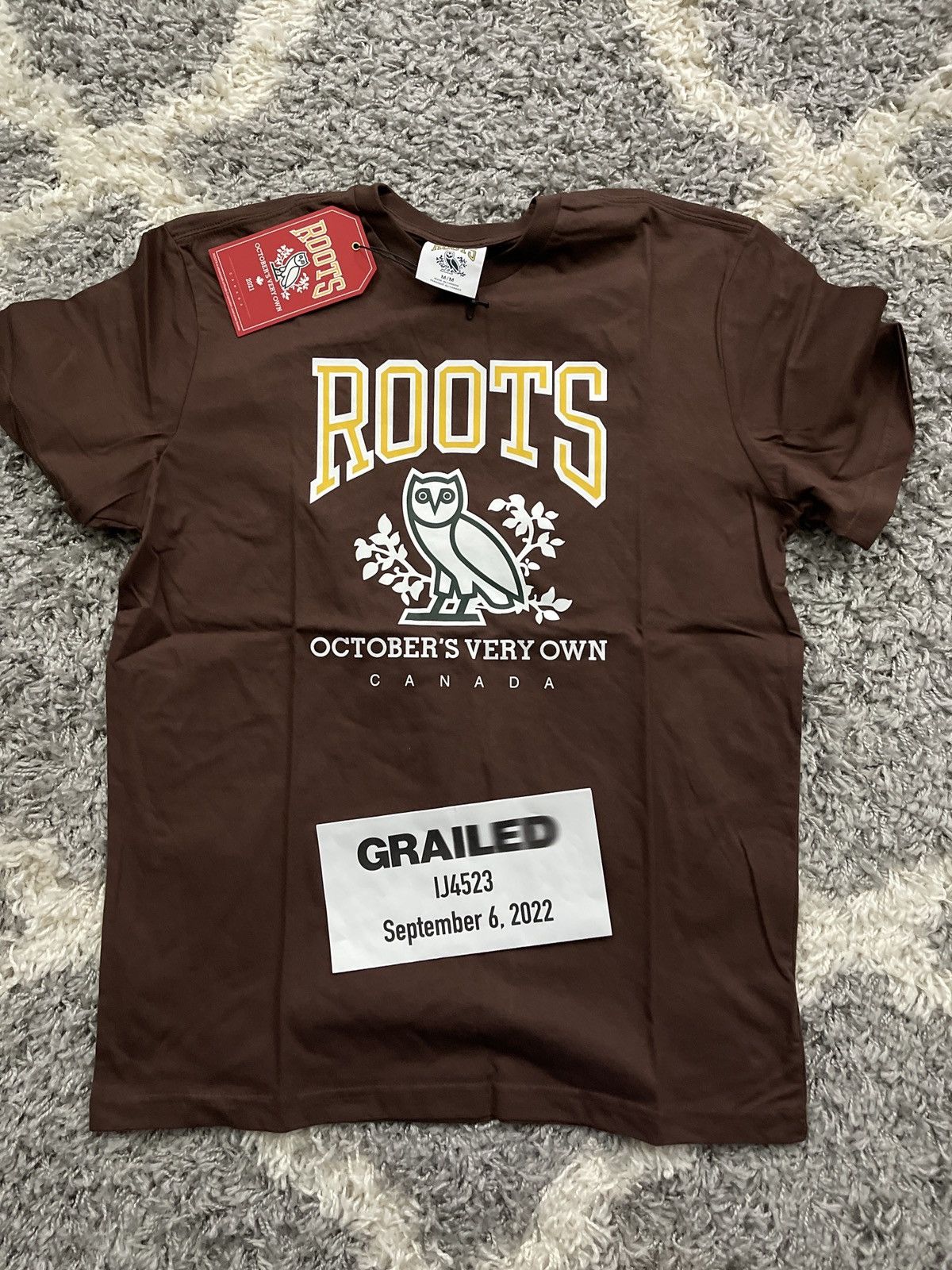 OVO Octobers Very Own x Roots TShirt Sz M NWTs