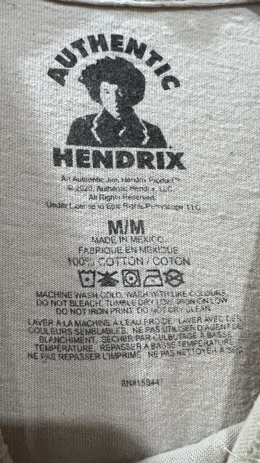 Band Tees Jimi Hendrix Tee, Size Medium Size US M / EU 48-50 / 2 - 3 Thumbnail