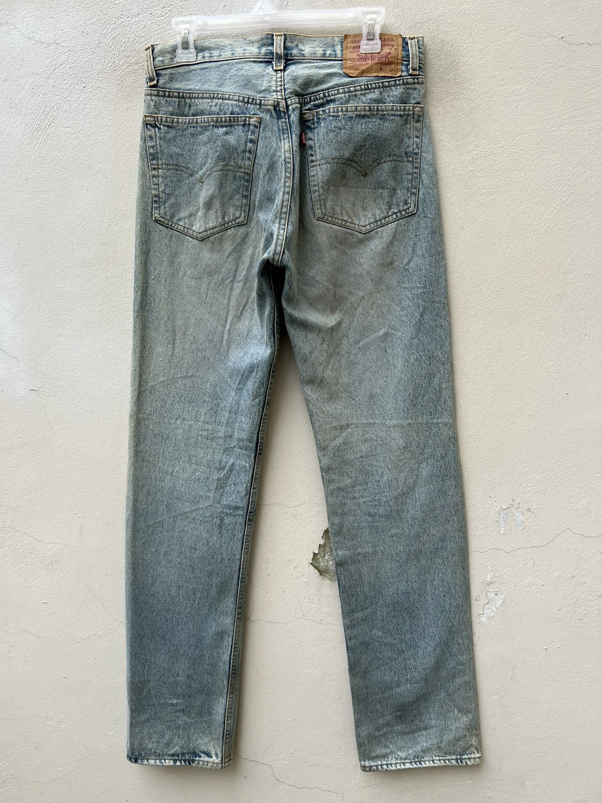 Levi's Vintage 80s Levi’s 501 Ageing Mud Denim Dirty Jeans Size US 31 - 15 Thumbnail