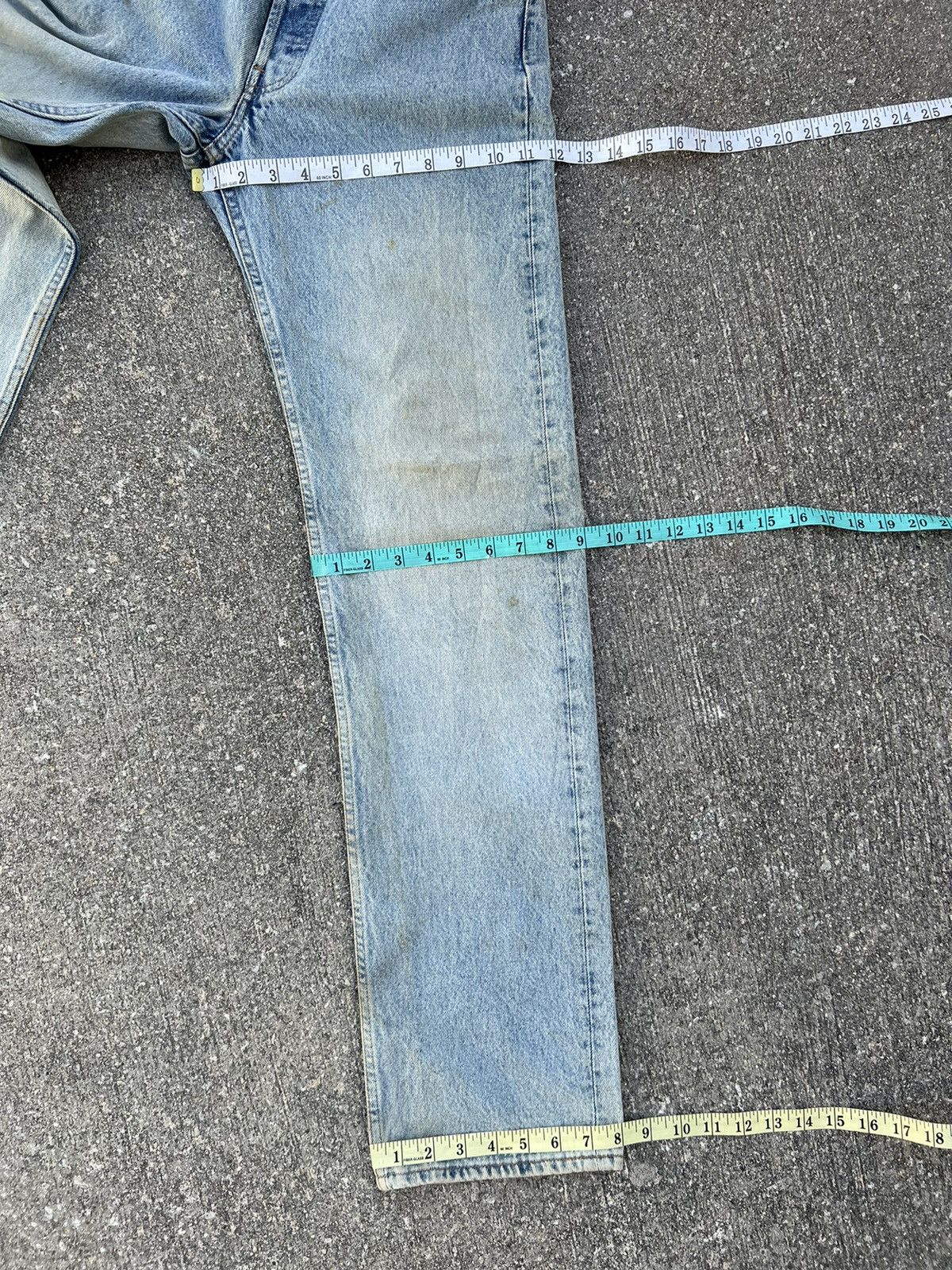 Levi's Vintage 80s Levi’s 501 Ageing Mud Denim Dirty Jeans Size US 31 - 3 Thumbnail