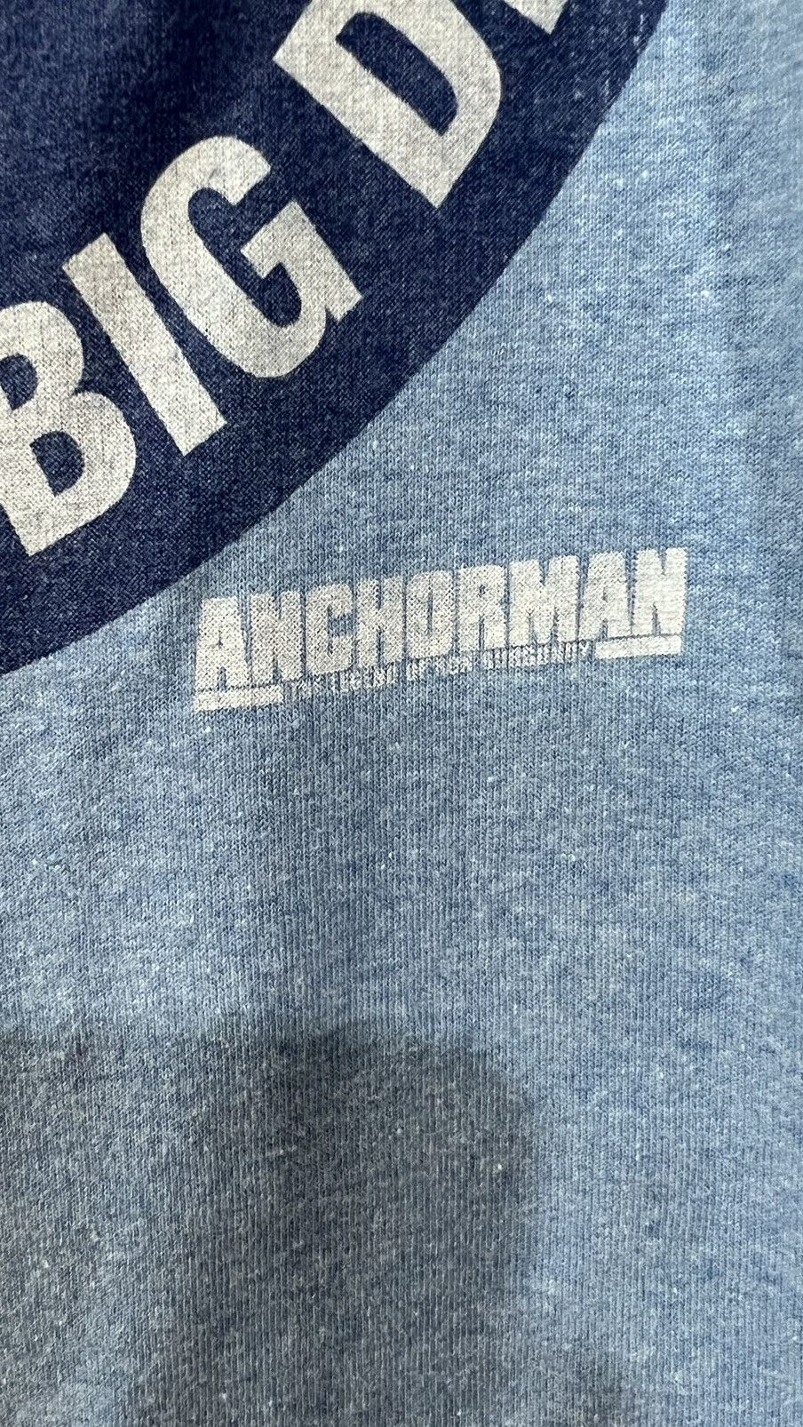 Vintage 2012 Ron Burgundy Anchor Man Mens Blue T Shirt Size S Size US S / EU 44-46 / 1 - 3 Thumbnail