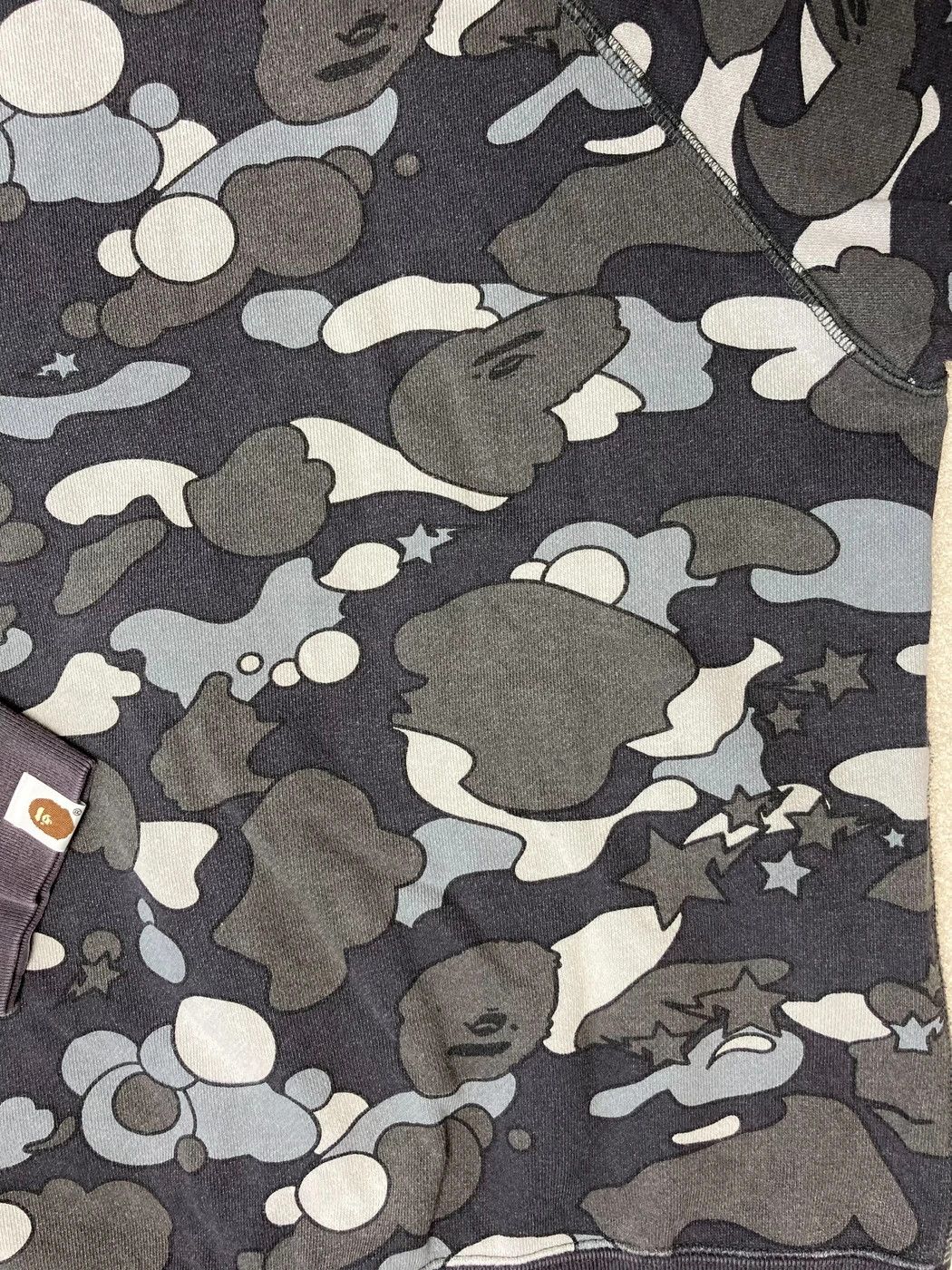 Bape Bape Black Camo Star Gray Full Zip Hoodie Size S From Japan Size US S / EU 44-46 / 1 - 9 Thumbnail