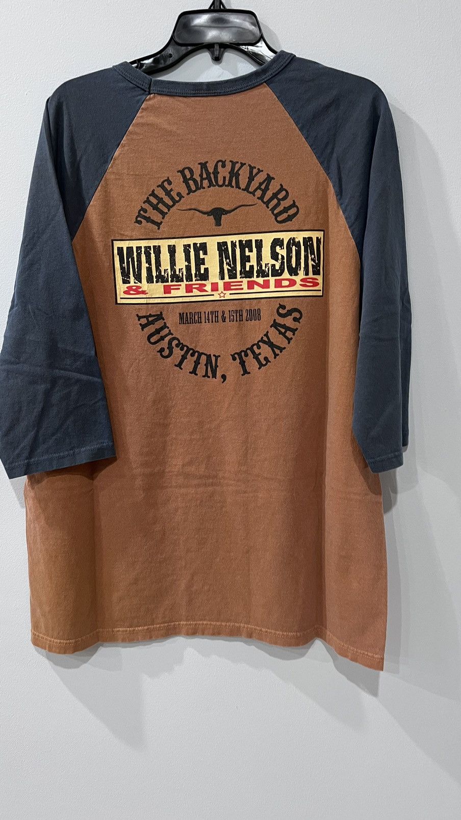 Band Tees Willie Nelson Spirit 2008 The Backyard Austin, TX Size XL Size US L / EU 52-54 / 3 - 5 Thumbnail