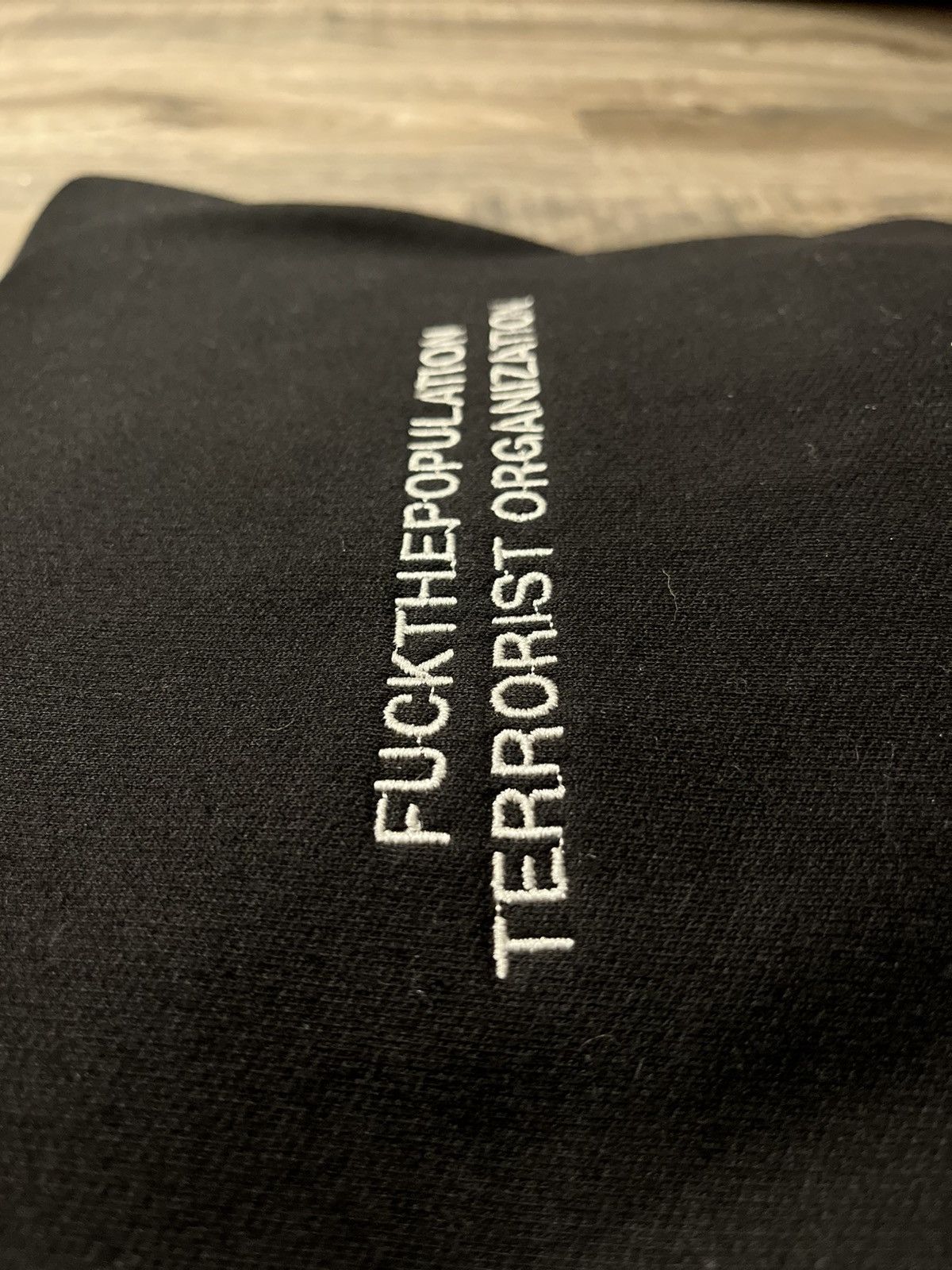 Fuck The Population Terrorist Organization Hoodie Black Size US L / EU 52-54 / 3 - 3 Thumbnail