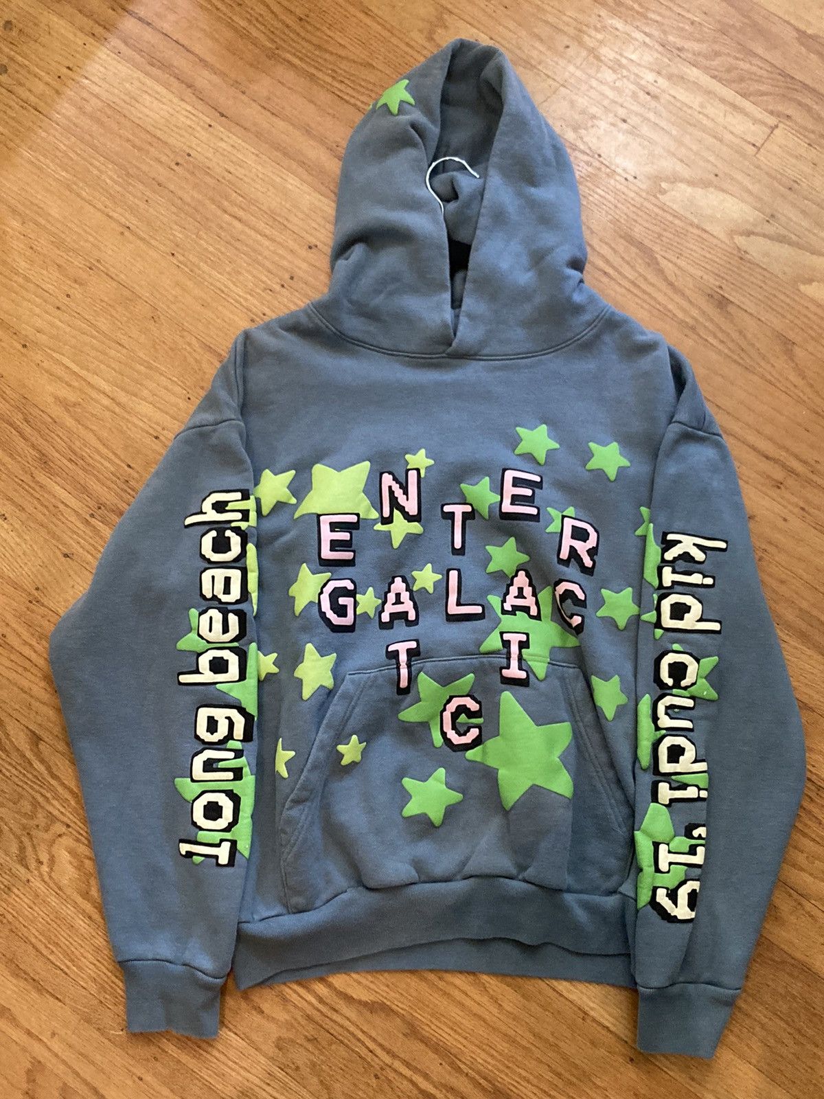 Pre-owned Cactus Plant Flea Market X Kid Cudi Entergalactic Hoodie In Blue