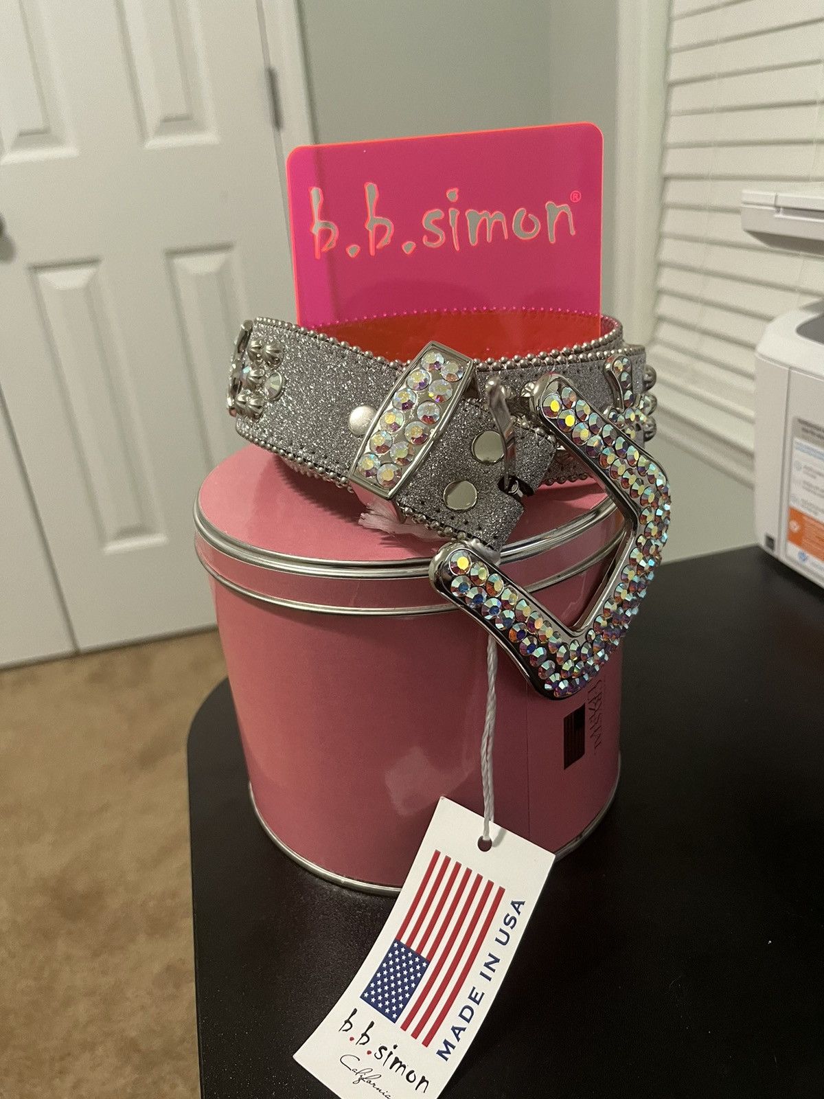 Available Now, B.B. Simon Belt size 32 $295