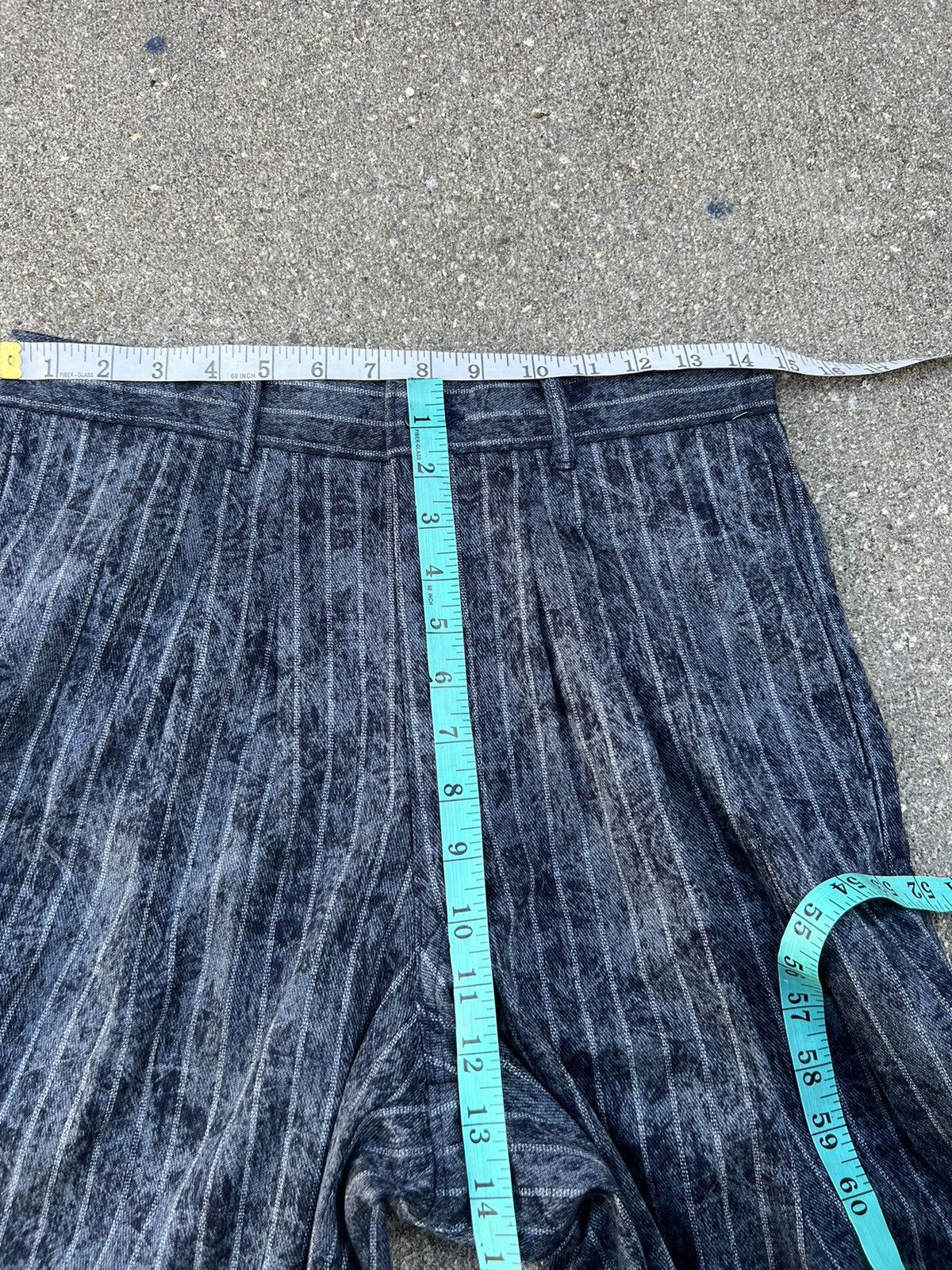 Hysteric Glamour Vintage 90s Three Top Japan Striped Trouser Pant Size US 29 - 2 Thumbnail
