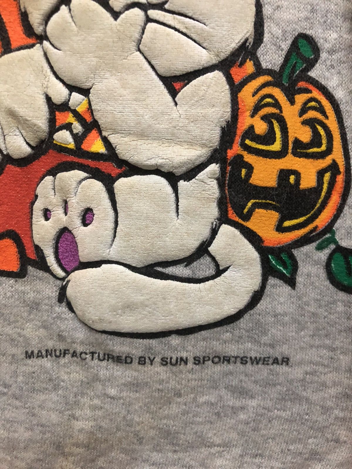 Cartoon Network × Vintage Vintage Halloween sweatshirt by Sun Sportwear Size US L / EU 52-54 / 3 - 3 Thumbnail