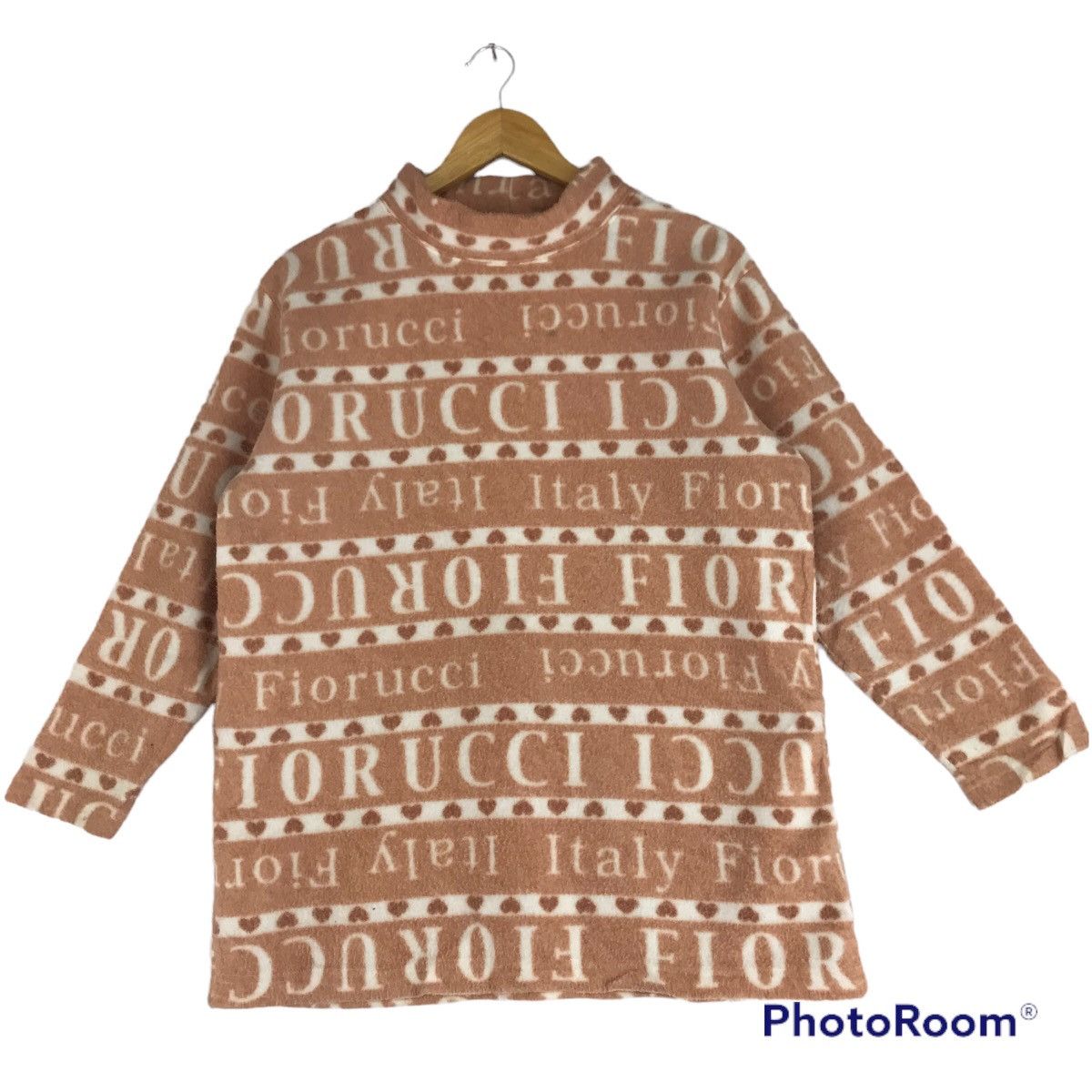 Fiorucci Fleece monogram sweatshirt