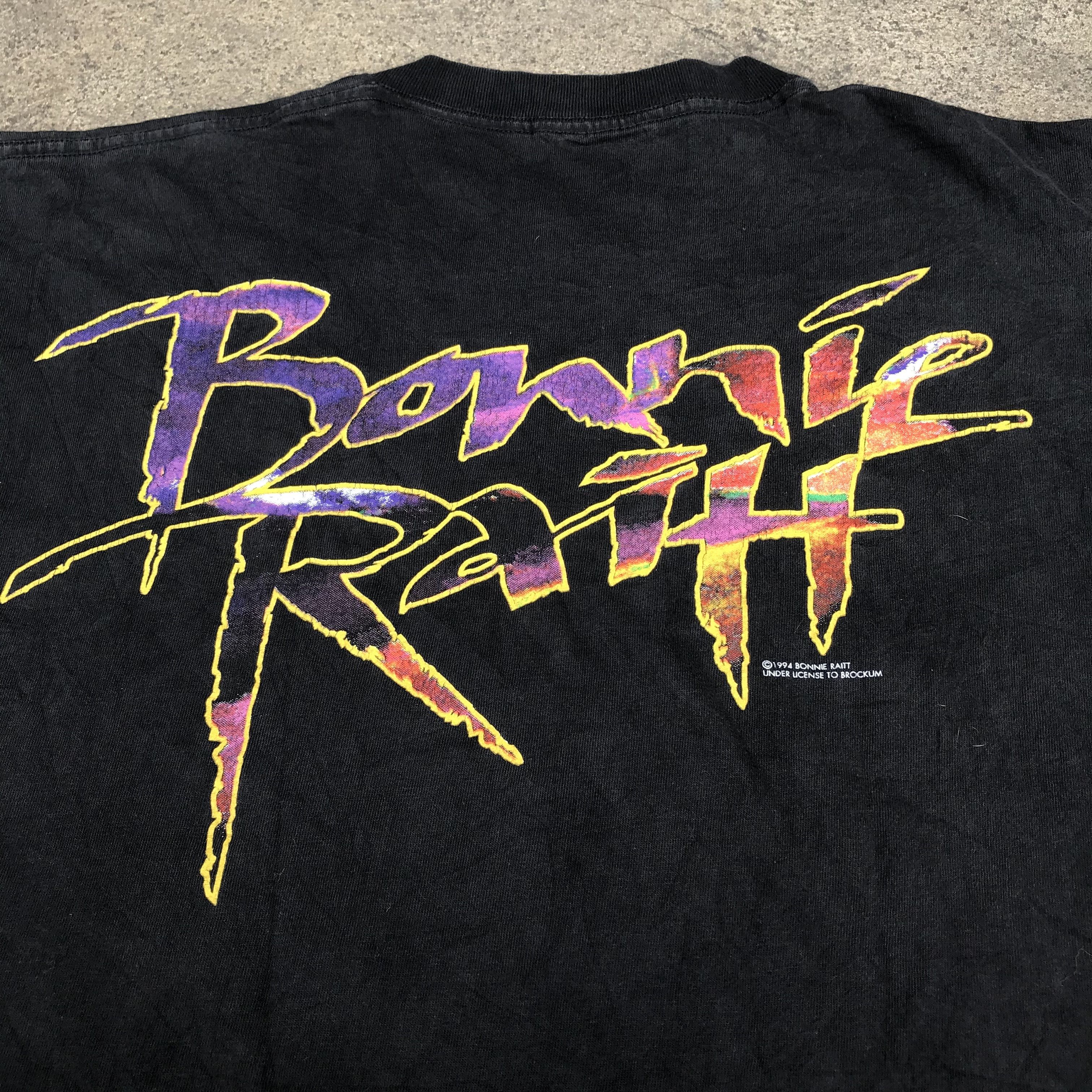 Band Tees Vintage 90s Bonnie Raitt Brockum Tee Blues Country music Size US XL / EU 56 / 4 - 5 Thumbnail