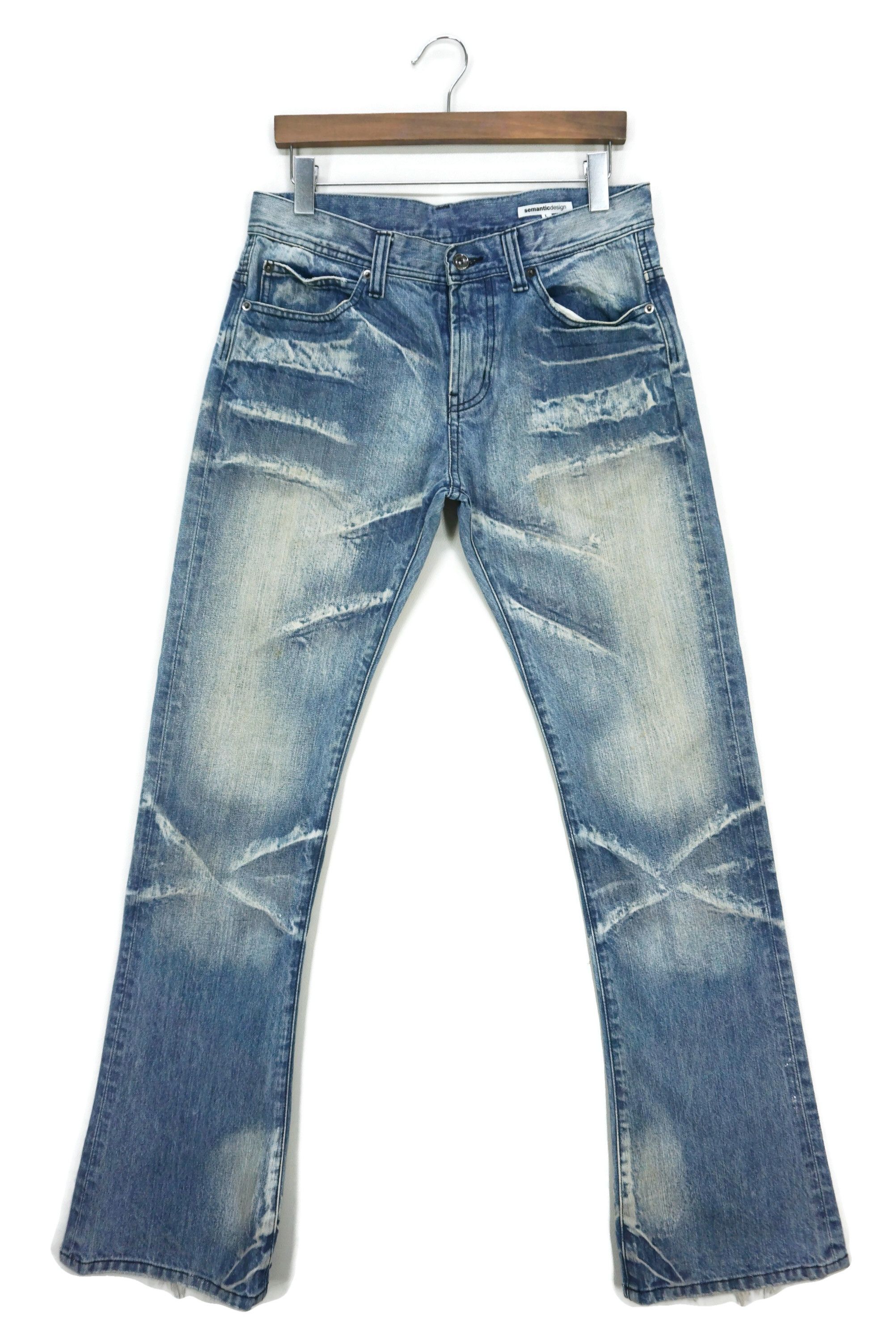 Japanese Brand Semantic Design Punk Denim Jeans Japanese Brand Size US 28 / EU 44 - 1 Thumbnail