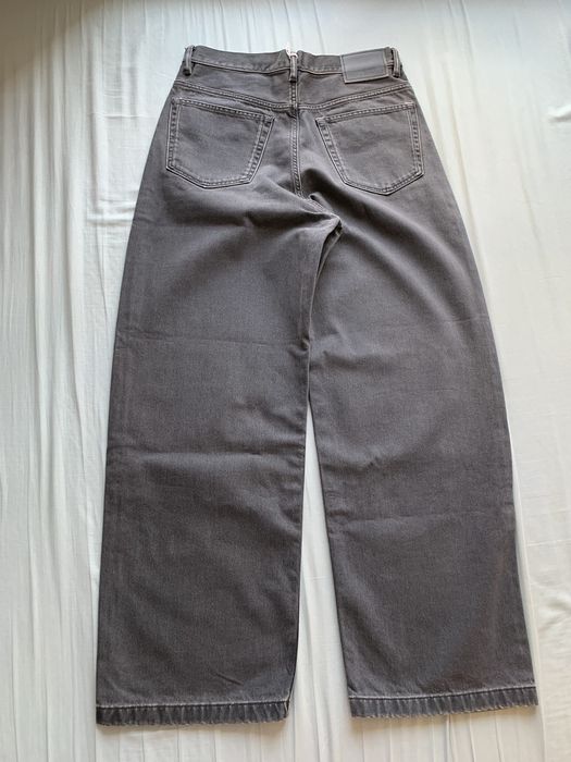 Acne Studios ACNE STUDIOS 1989 DENIM JEANS FADED BLACK WIDE LEG