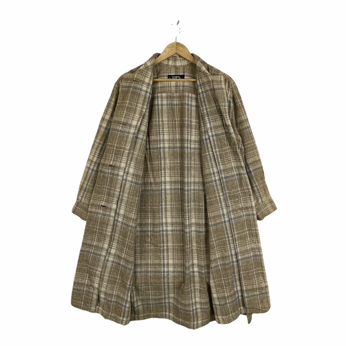 Issey Miyake × Japanese Brand × Vintage Vintage ISSEY MIYAKE PERMANENTE Japanese Checkered Shirts Size M / US 6-8 / IT 42-44 - 3 Thumbnail
