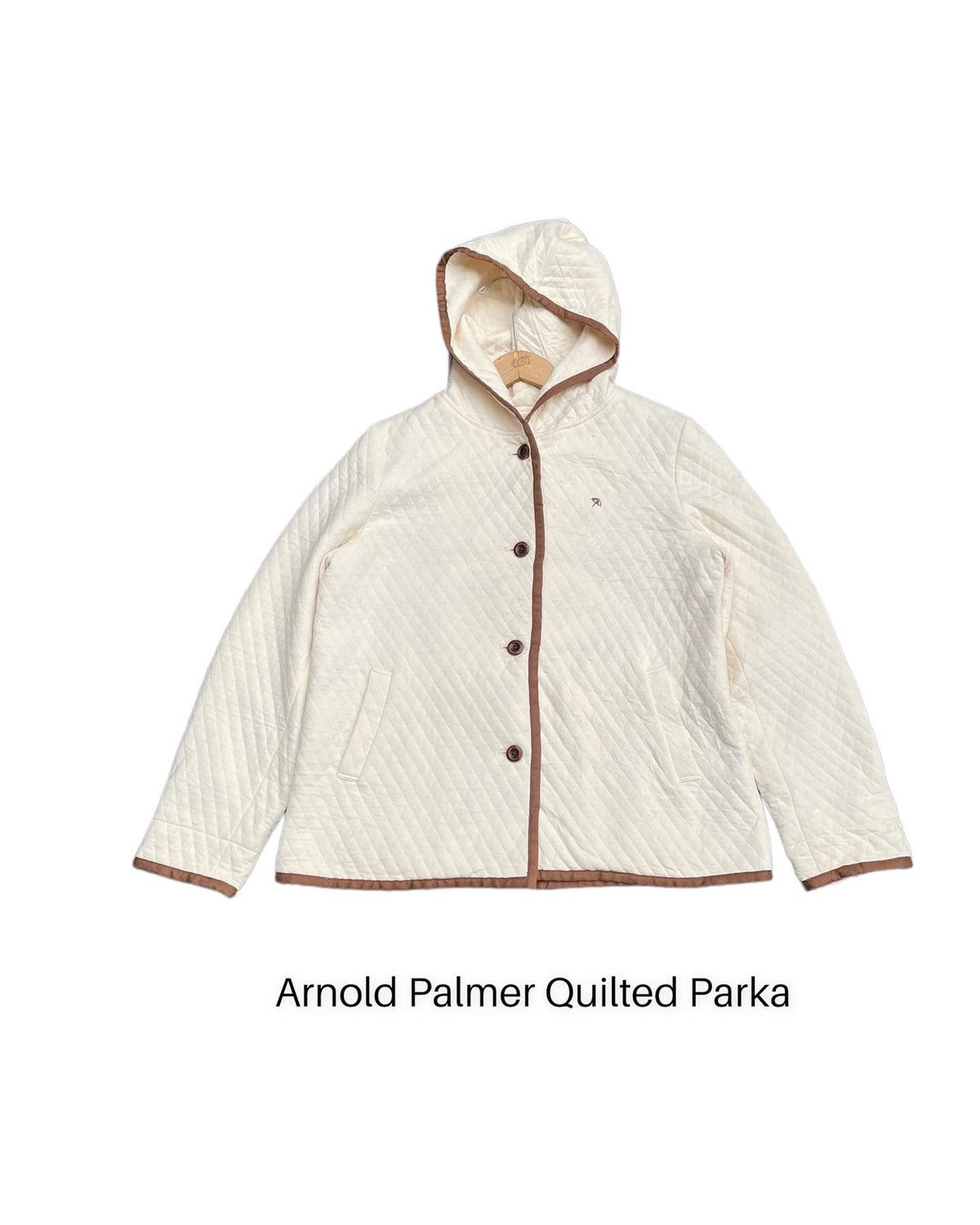 Japanese Brand Arnold Palmer Quilted Parka Jacket Size M / US 6-8 / IT 42-44 - 1 Thumbnail