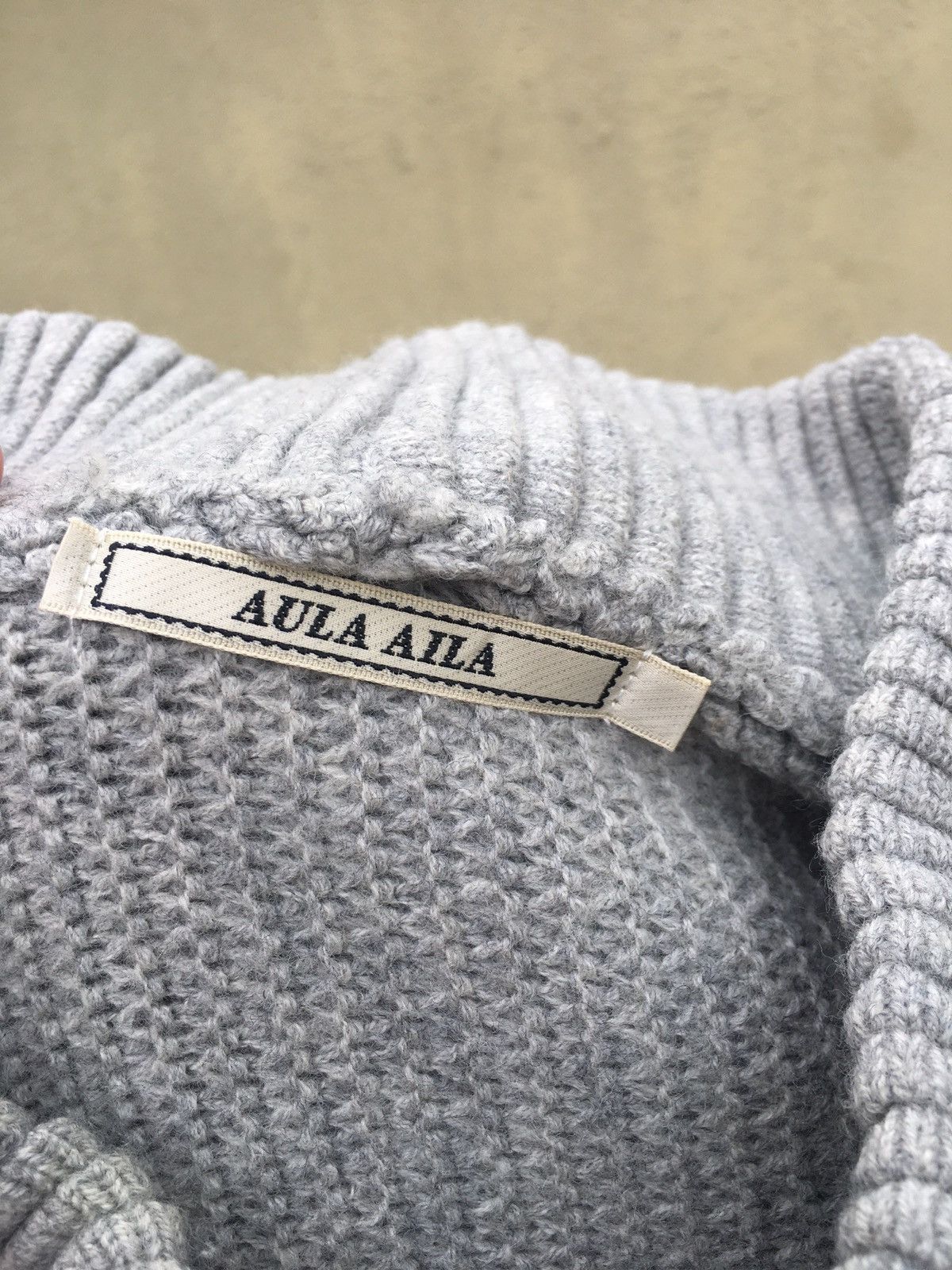Japanese Brand aula aila knit sweater Size M / US 6-8 / IT 42-44 - 5 Thumbnail