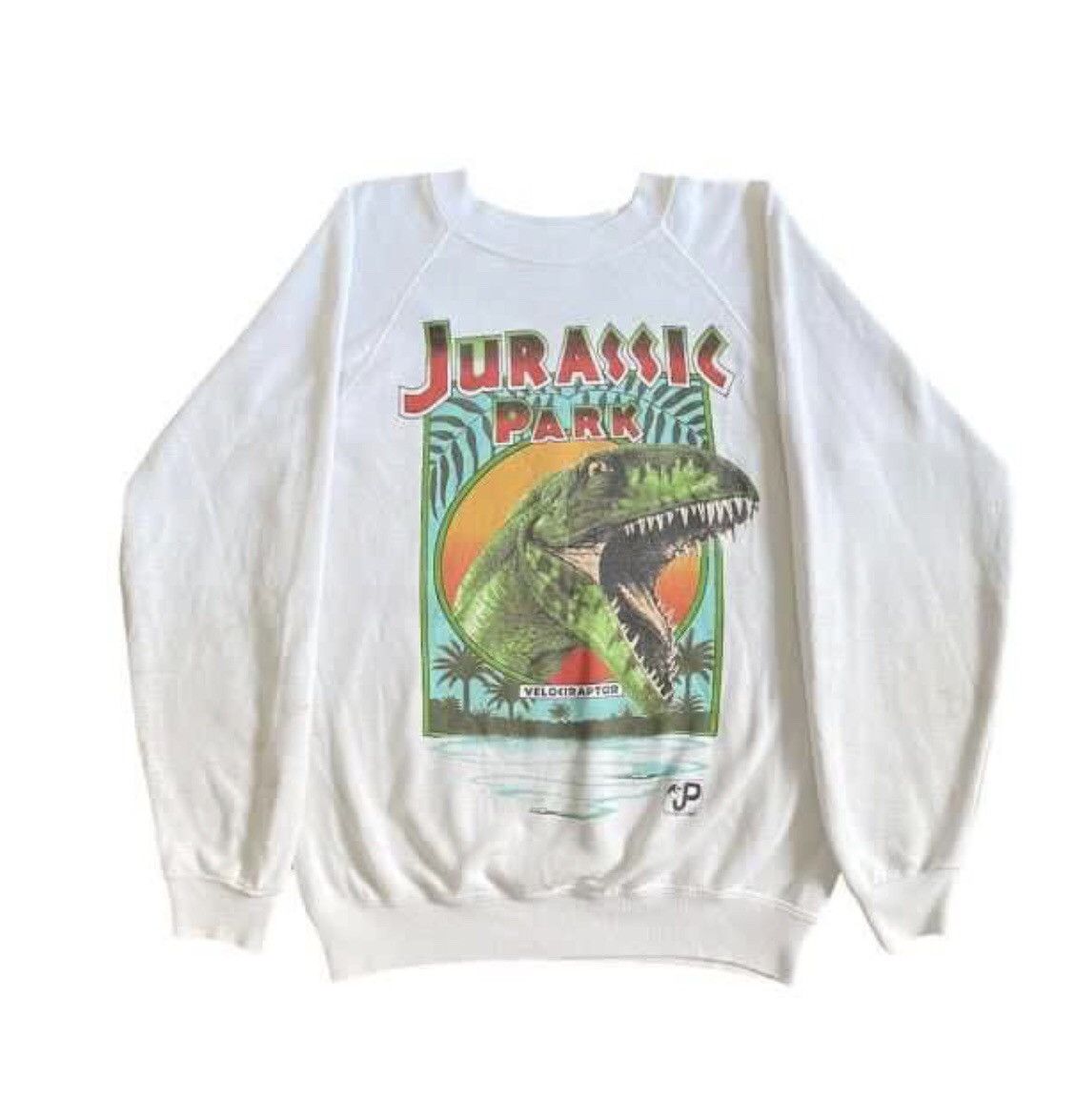 Rare vintage 90s JURASSIC PARK JP VELOCIRAPTOR NICE DESIGN
