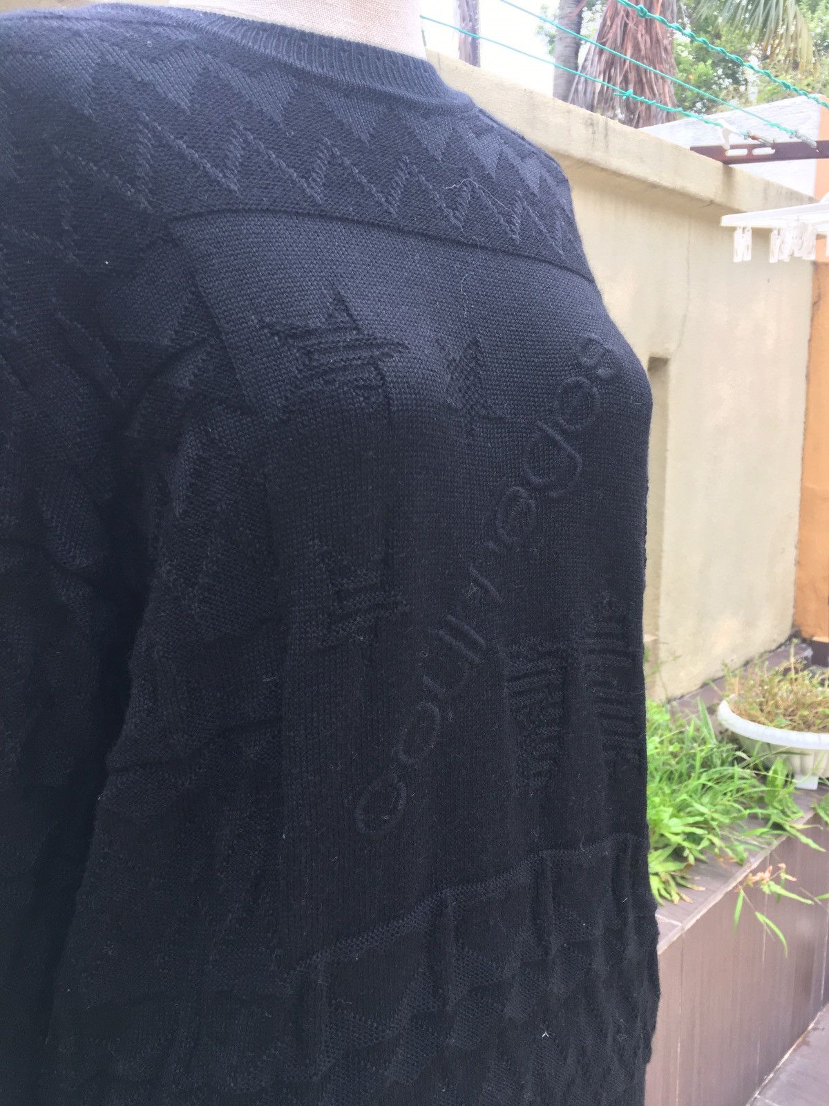 Courreges × Vintage vintage 80s black knit Size M / US 6-8 / IT 42-44 - 3 Thumbnail