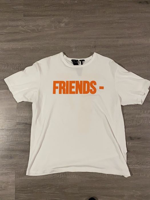 Vlone friends hotsell orange t shirt