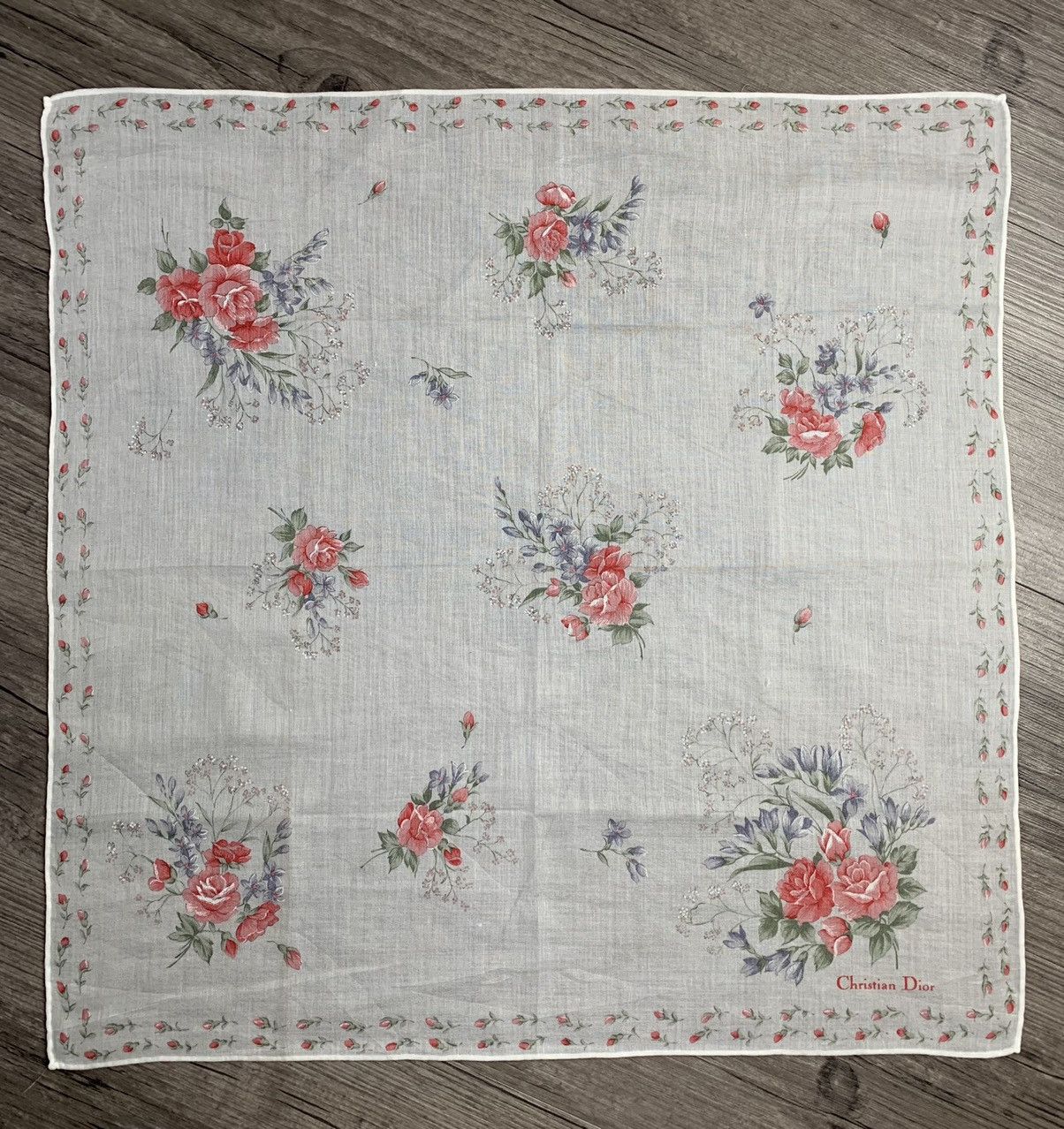 Christian Dior Monsieur Christian Dior Handkerchief Neckerchief Bandana Size ONE SIZE - 2 Thumbnail