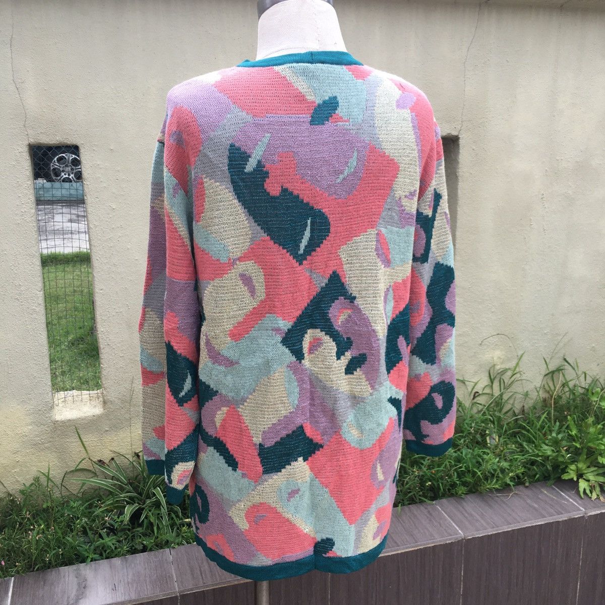 Courreges vintage multi colour cardigan Size M / US 6-8 / IT 42-44 - 4 Thumbnail