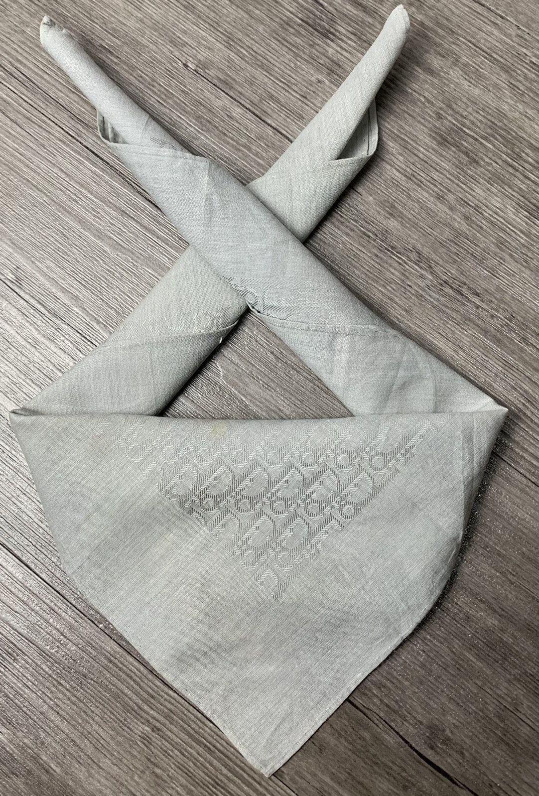 Designer Dior Monogram Handkerchief Neckerchief Bandana Size ONE SIZE - 1 Thumbnail