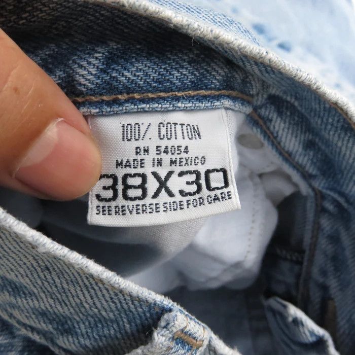 Bugle Boy × Vintage Vintage 90s Bugle Wash Distressed Jeans 38x30 Size US 38 / EU 54 - 9 Thumbnail