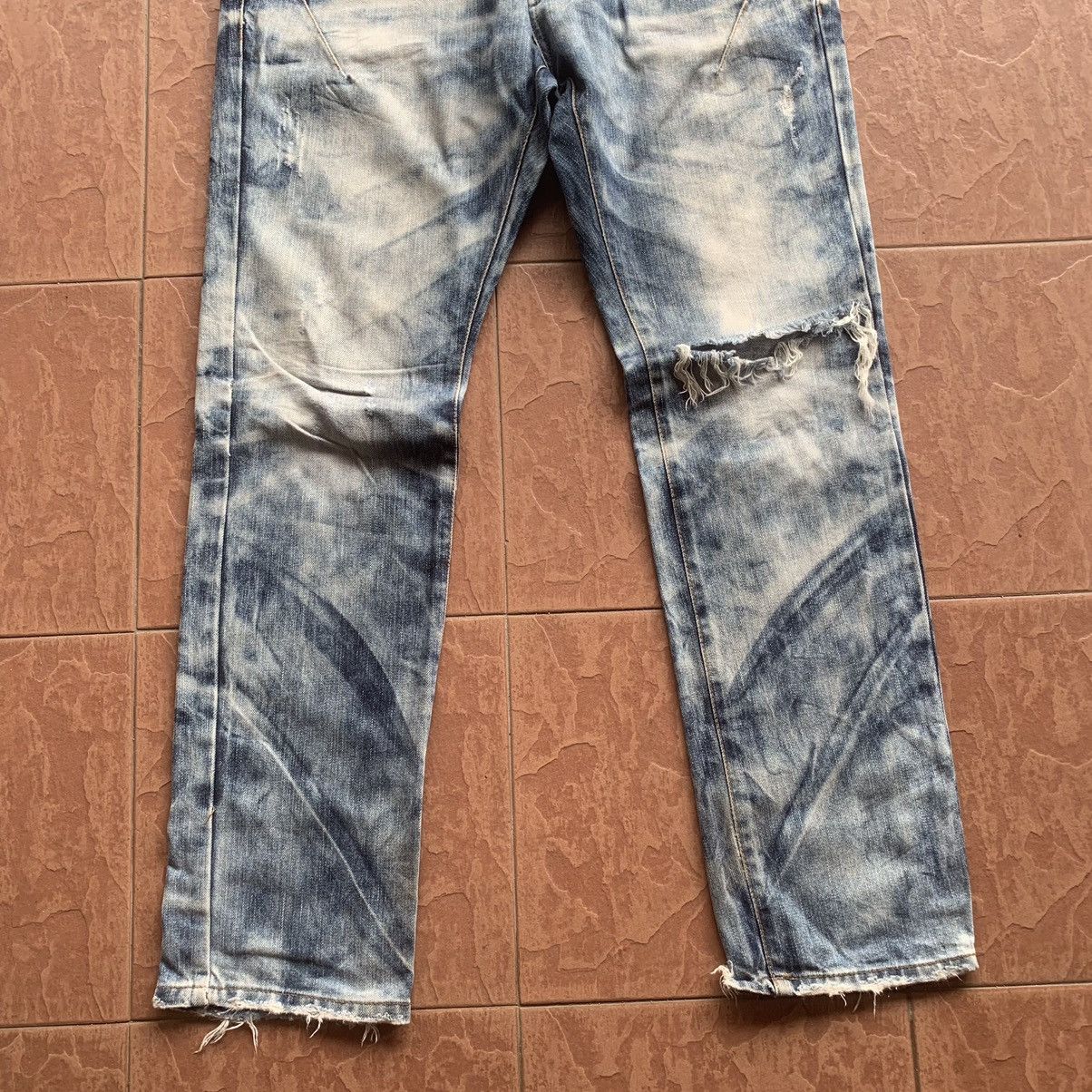 Japanese Brand × Vintage 💥STEALS💥 JAPANESE VINTAGE 34x32 ACID WASH JEANS DPSR DENIM Size US 34 / EU 50 - 3 Thumbnail