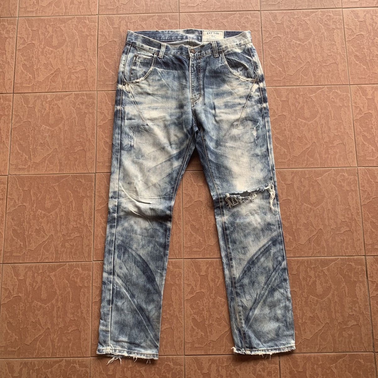 Japanese Brand × Vintage 💥STEALS💥 JAPANESE VINTAGE 34x32 ACID WASH JEANS DPSR DENIM Size US 34 / EU 50 - 1 Thumbnail