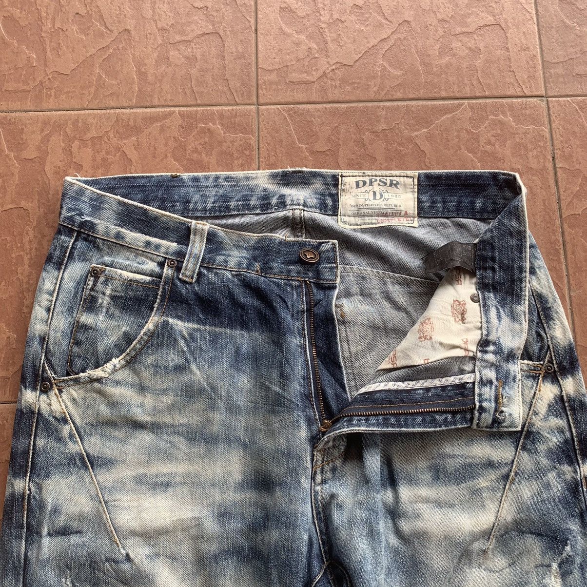 Japanese Brand × Vintage 💥STEALS💥 JAPANESE VINTAGE 34x32 ACID WASH JEANS DPSR DENIM Size US 34 / EU 50 - 5 Thumbnail