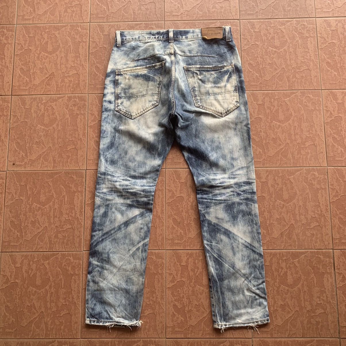 Japanese Brand × Vintage 💥STEALS💥 JAPANESE VINTAGE 34x32 ACID WASH JEANS DPSR DENIM Size US 34 / EU 50 - 9 Thumbnail