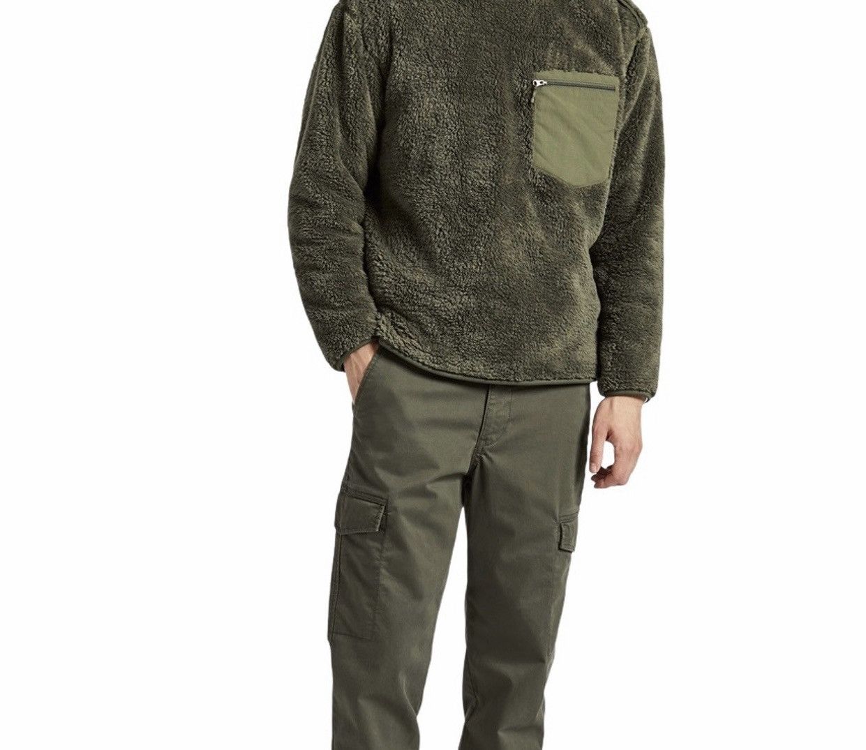 ❄️ ENGINEERED GARMENTS X UNIQLO DEEP PILED FLEECE JACKET