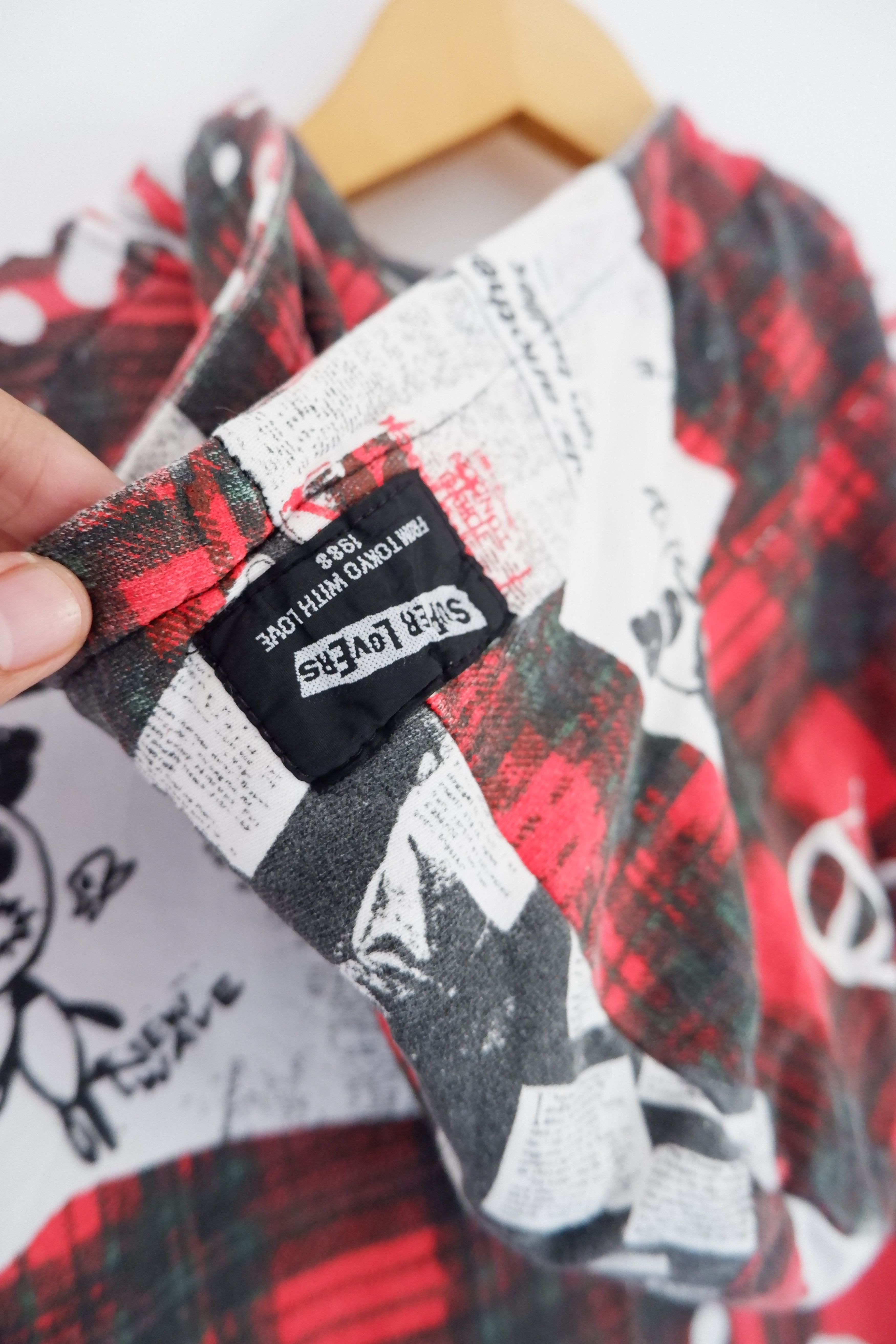 Japanese Brand Super Lovers Punk Anarchy Ripped Hoodie Zipper Size US M / EU 48-50 / 2 - 9 Thumbnail